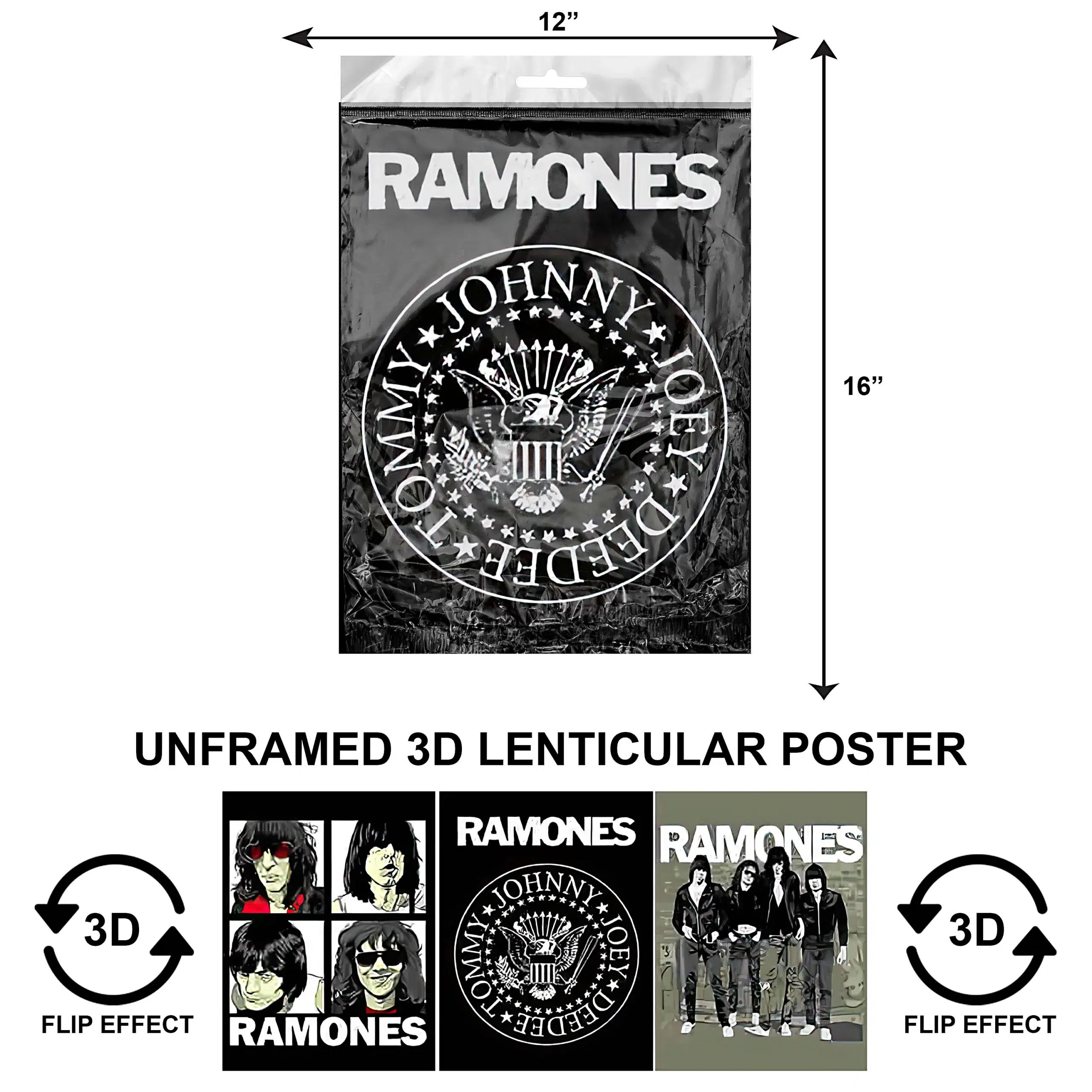 3DPNF-151 Music - Ramones UnFramed Poster