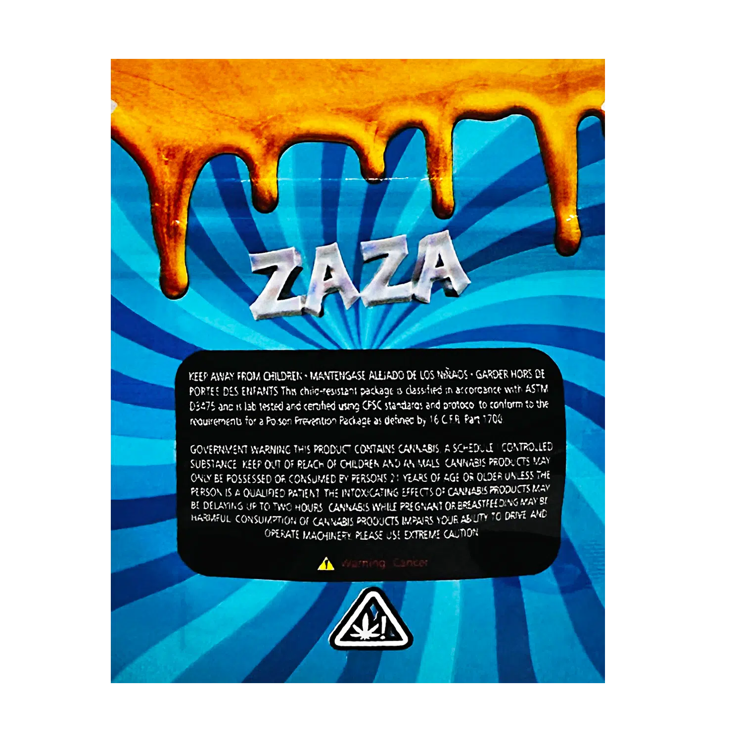 1 Gram Mylar Bag S1G Style – Premium Smell-Proof Flower Packaging - Zaza (100 Count) S1G-021 - Image 2