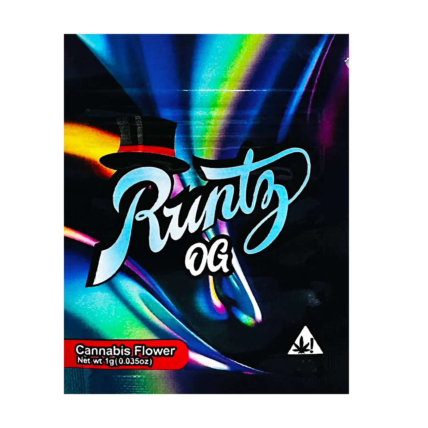 1 Gram Mylar Bag S1G Style – Premium Smell-Proof Flower Packaging - Runtz OG (100 Count) S1G-023