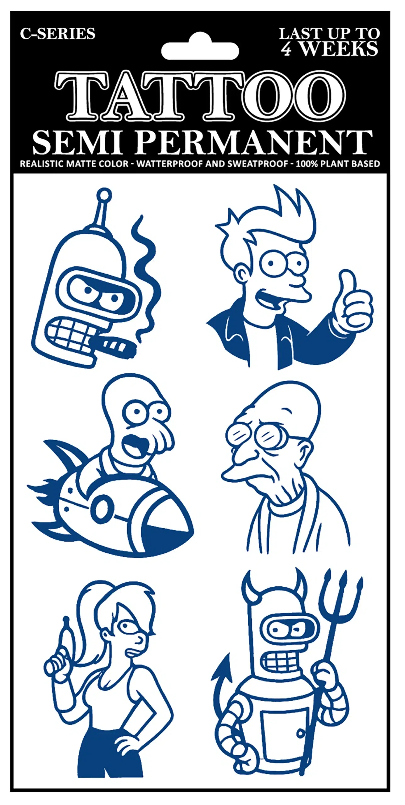 C-033 Semi Permanent Tattoo 4.25″x7″