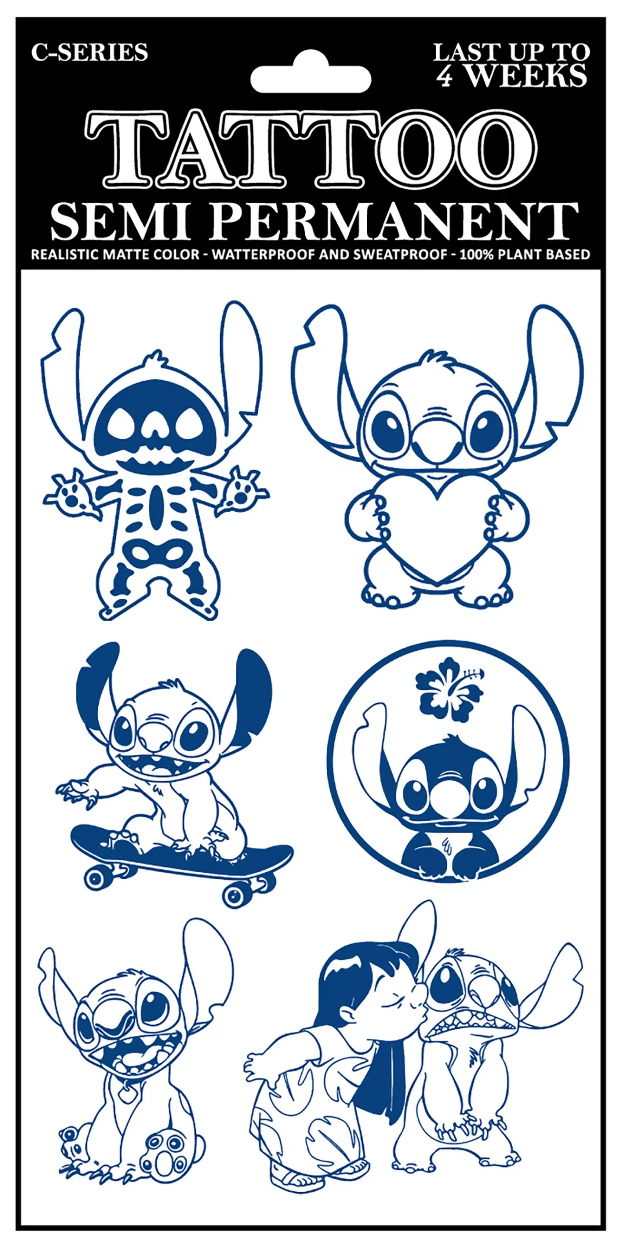 C-051 Semi Permanent Tattoo 4.25″x7″