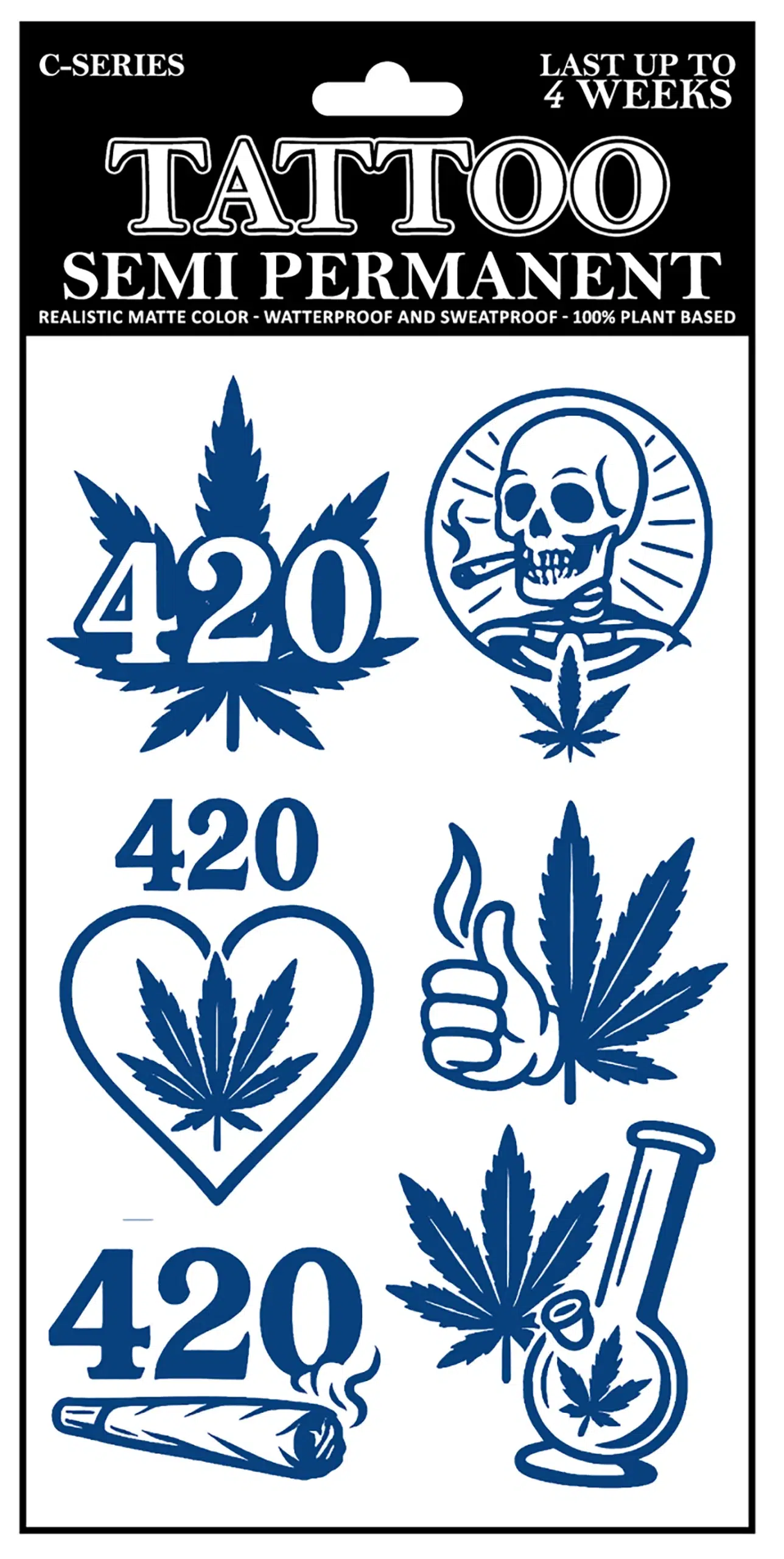 C-060 Semi Permanent Tattoo 4.25″x7″