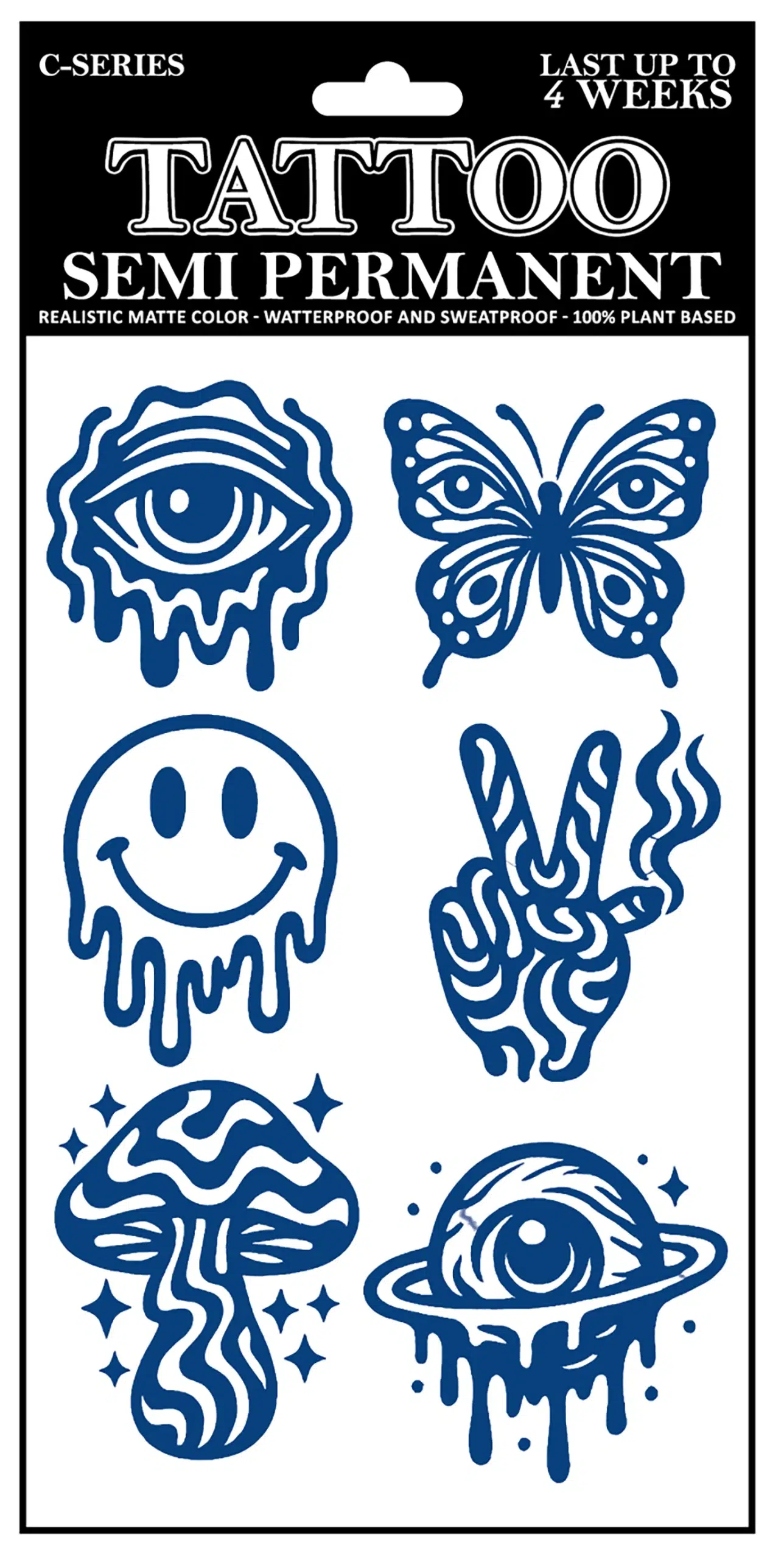 C-061 Semi Permanent Tattoo 4.25″x7″