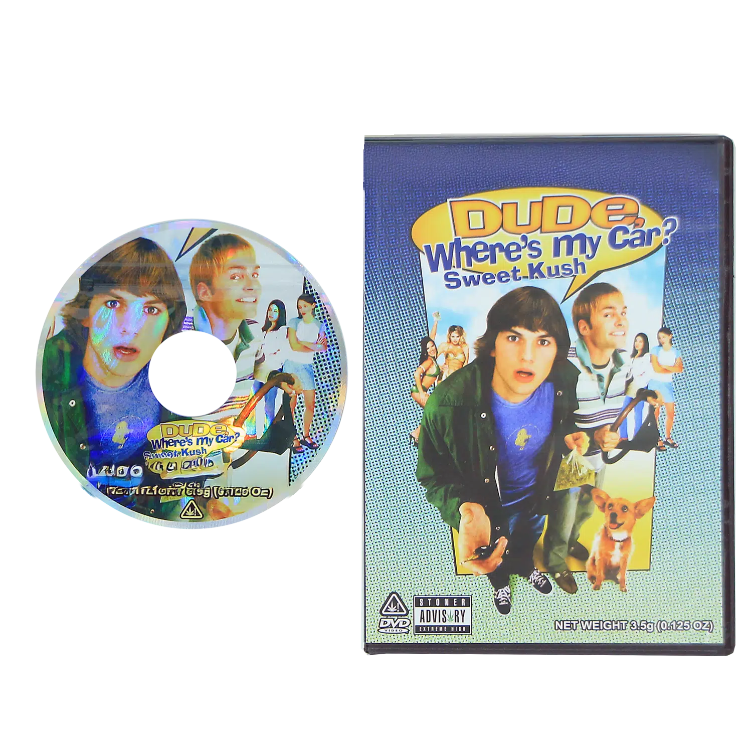 (5-Pack) 3.5 Gram Mylar Bag – Premium Mylar Bag + DVD Case Set - DVD-MB-010 - Image 2