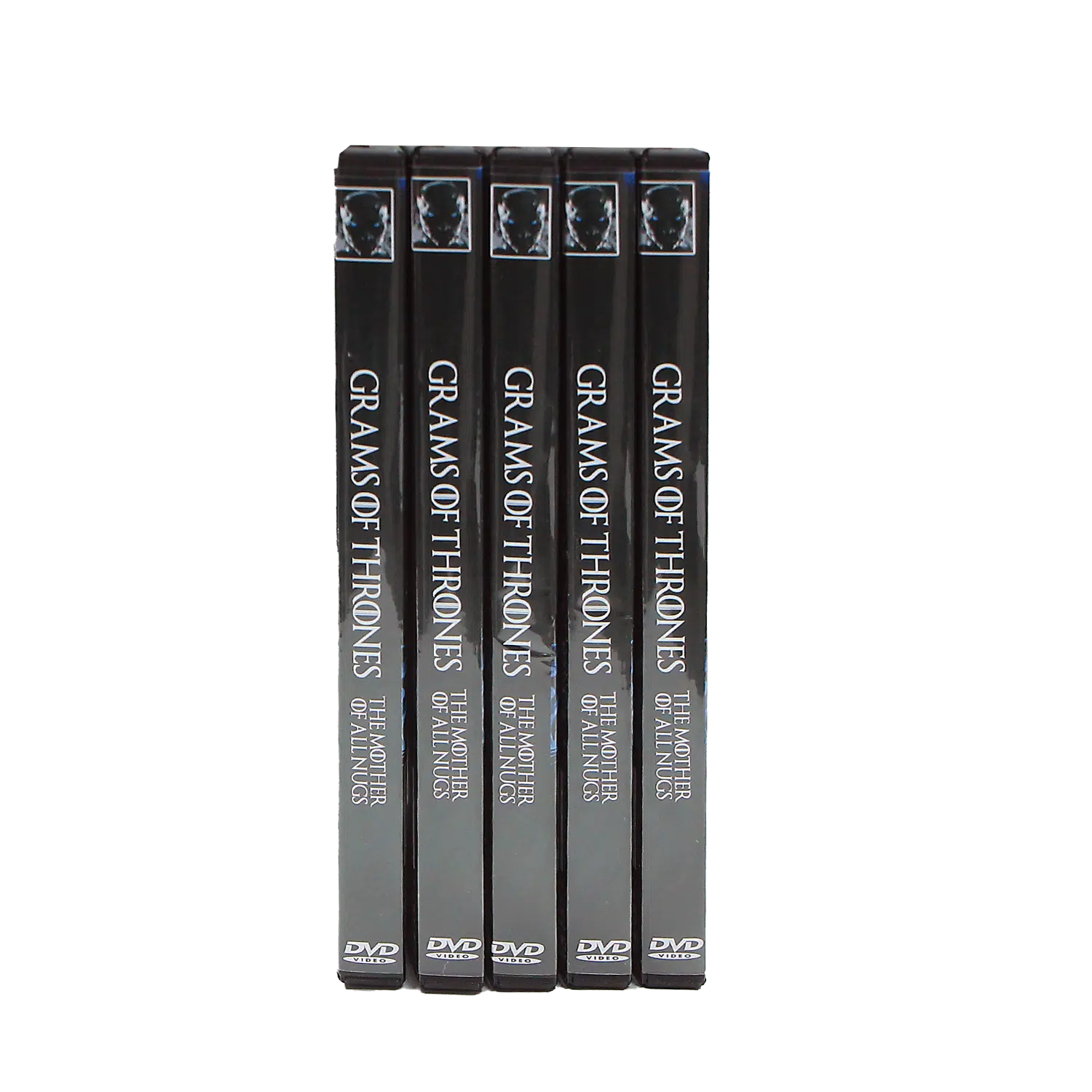 (5-Pack) 3.5 Gram Mylar Bag – Premium Mylar Bag + DVD Case Set - DVD-MB-016 - Image 3