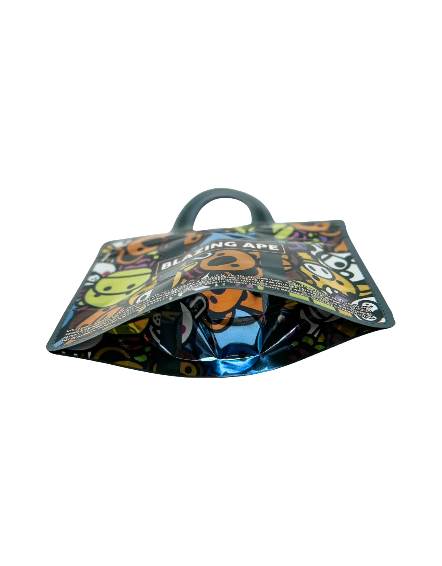 3.5g Handbag Shaped Mylar Bag (50 Count) Blazing Ape Colorful - HBMB-35-005 - Image 5