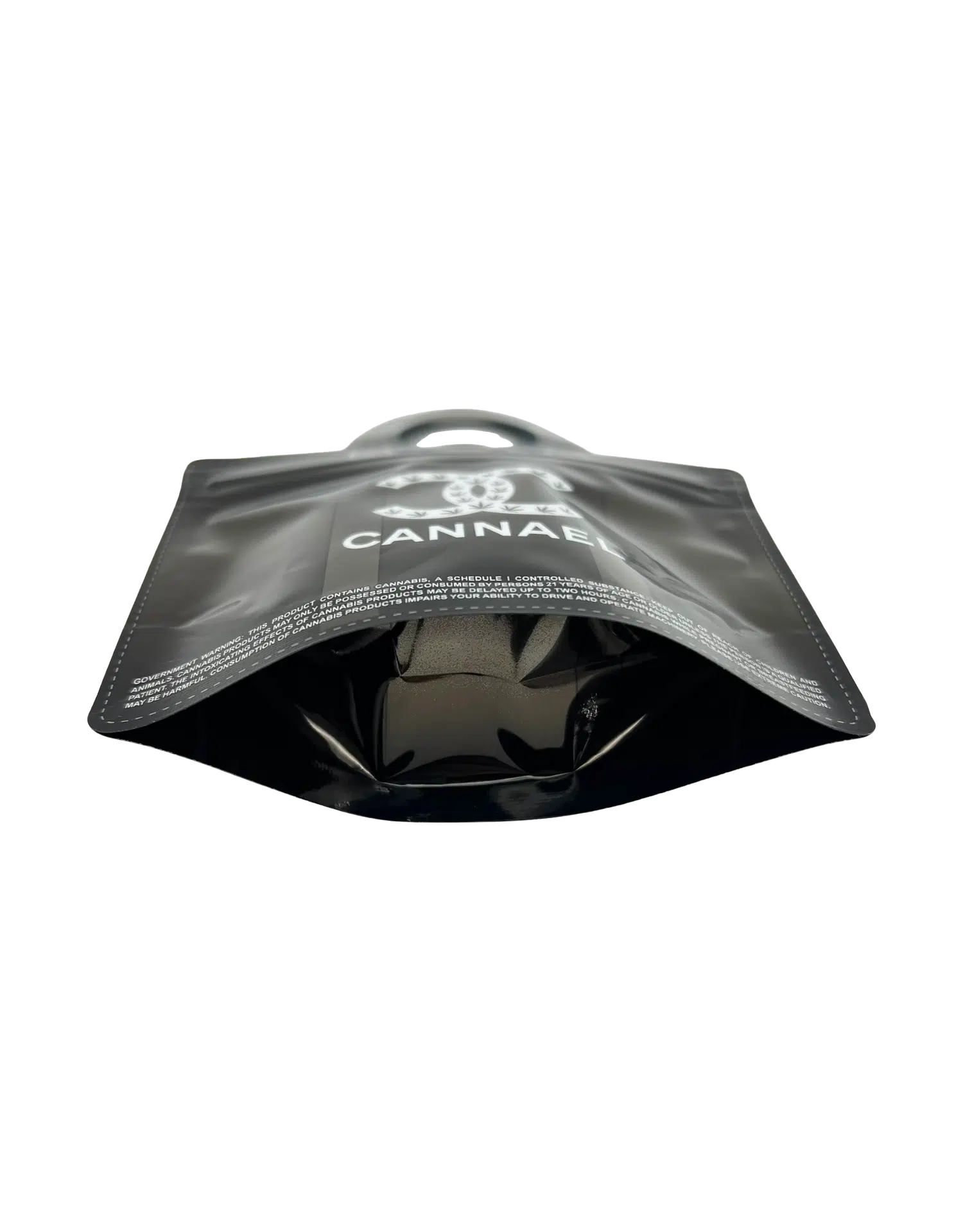 3.5g Handbag Shaped Mylar Bag (50 Count) Cannael Black - HBMB-35-011 - Image 5