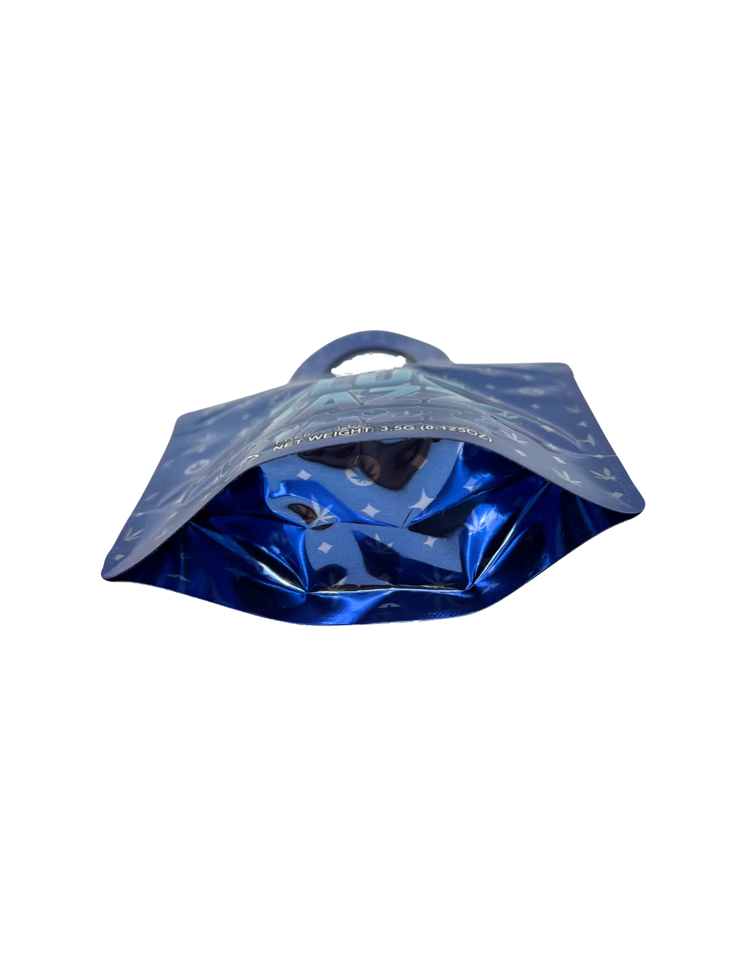 3.5g Handbag Shaped Mylar Bag (50 Count) Blue Razz - HBMB-35-050 - Image 5