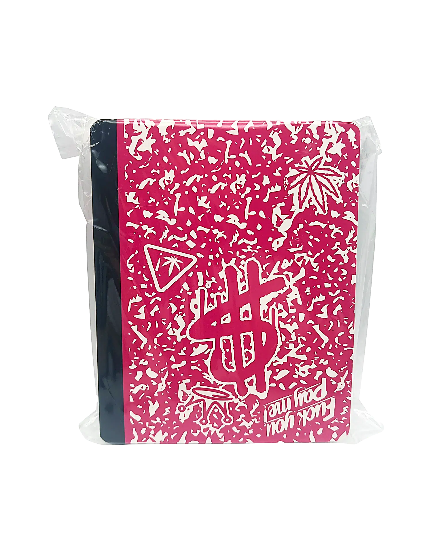 3.5g Notebook-Style Mylar Bag (12 Count) Notebook Hot Pink - NBMB-35-003 - Image 4
