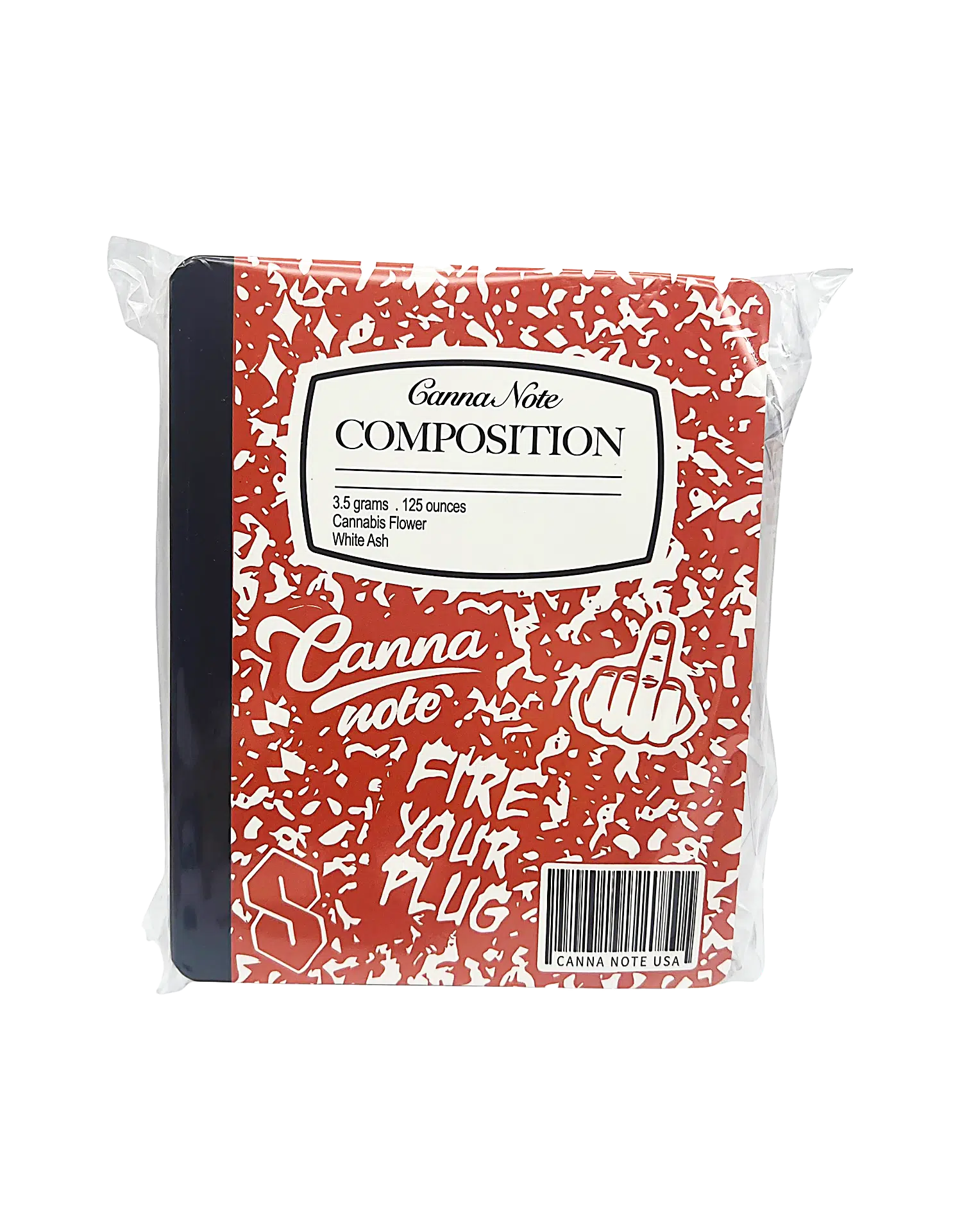 3.5g Notebook-Style Mylar Bag (12 Count) Notebook Orange - NBMB-35-004 - Image 3