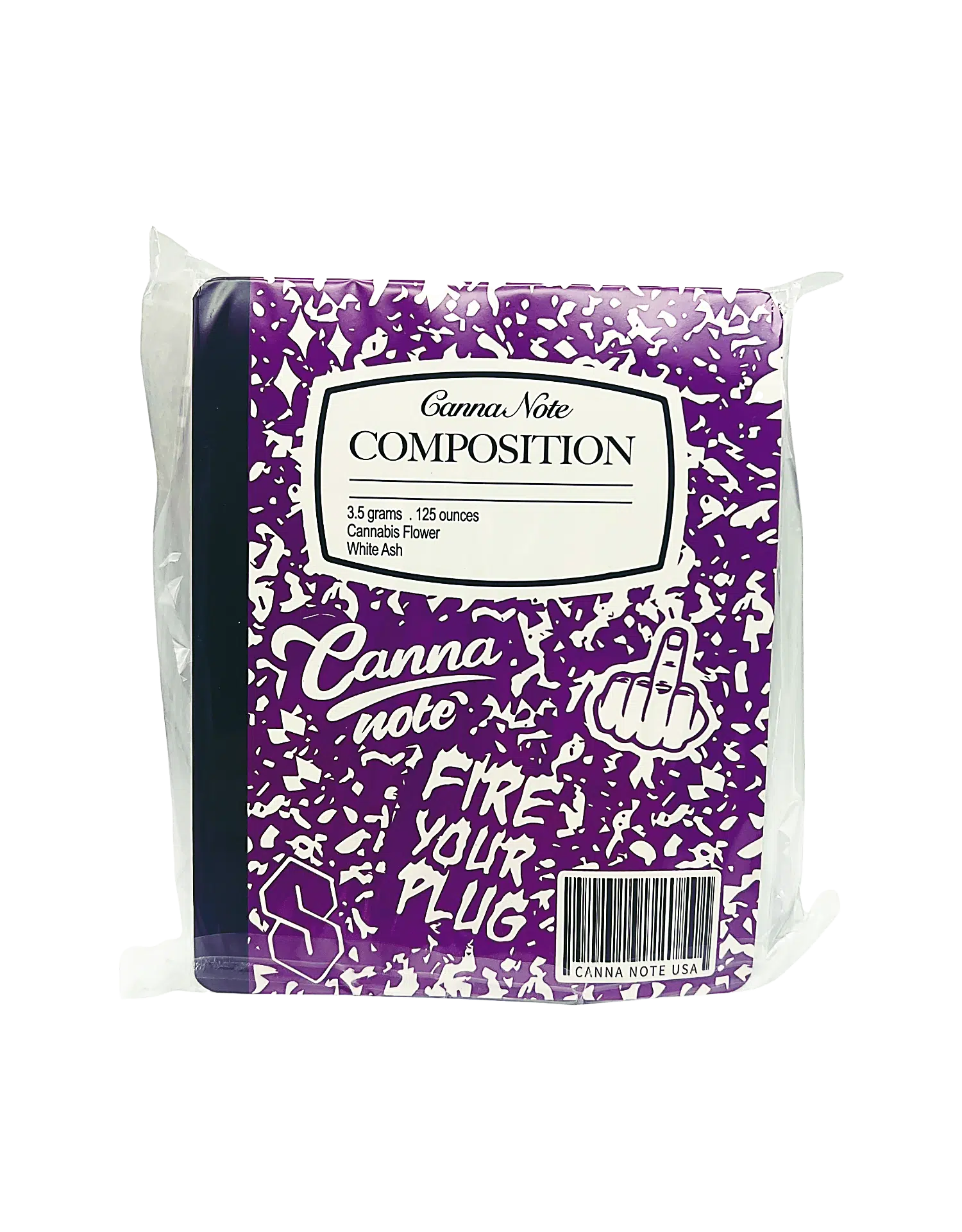 3.5g Notebook-Style Mylar Bag (12 Count) Notebook Purple - NBMB-35-005 - Image 3