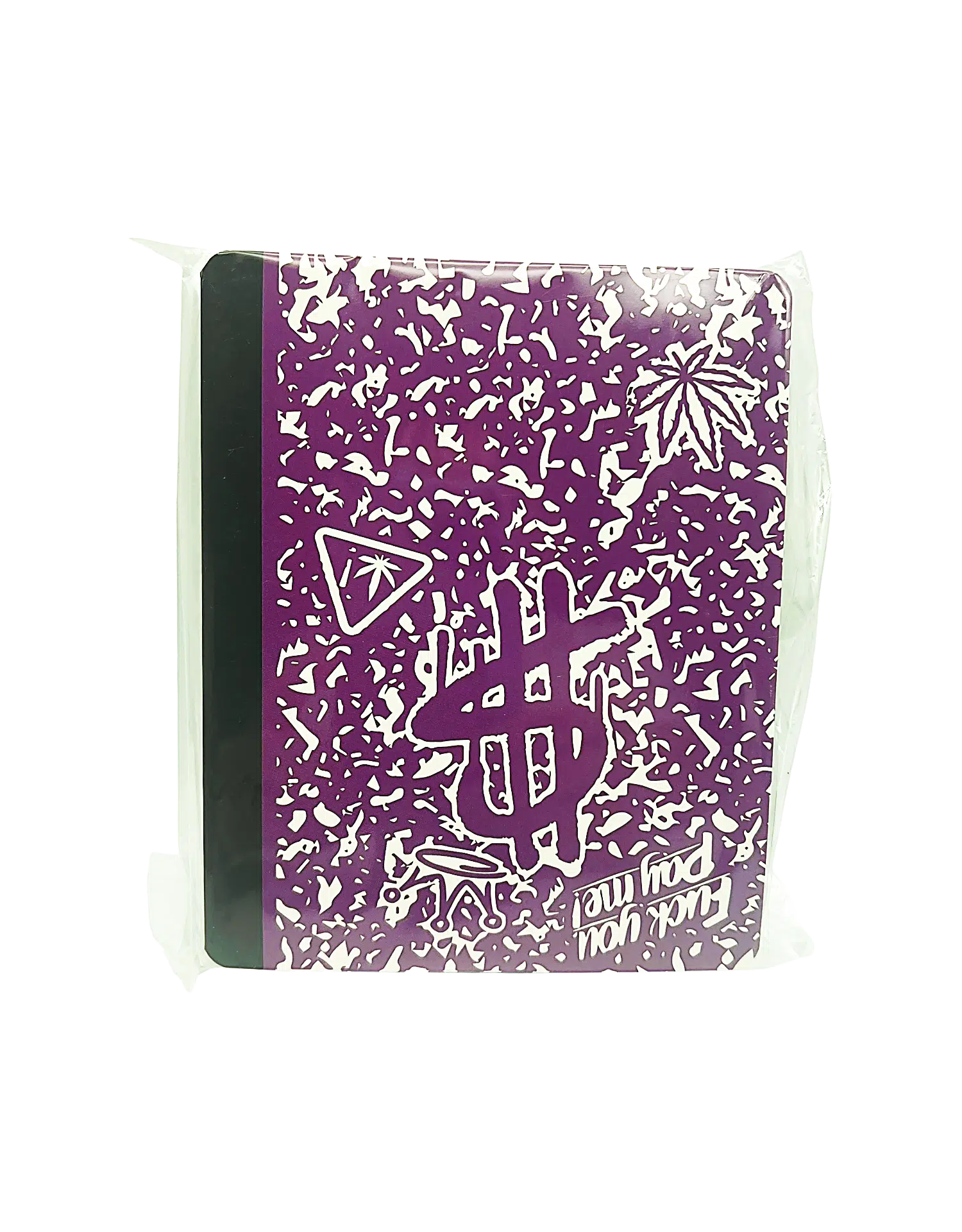 3.5g Notebook-Style Mylar Bag (12 Count) Notebook Purple - NBMB-35-005 - Image 4