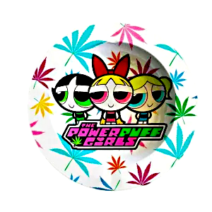 ASH030 Tin Ashtray 5.5″x5.5″ The Power Puff Girls