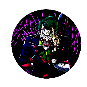 ASH055 Tin Ashtray 5.5″x5.5″ The Joker