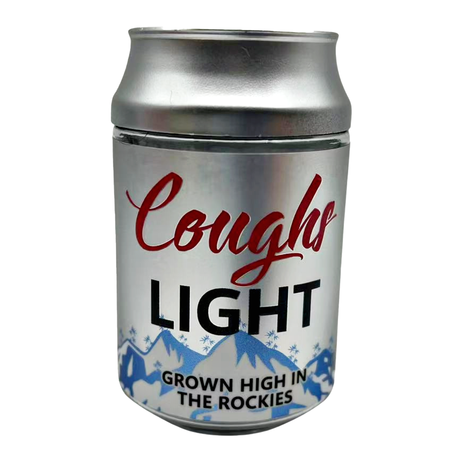 3.5g Plastic Soda Can Jar – (12 Count) Coughs Light CMB-015
