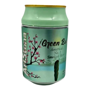3.5g Plastic Soda Can Jar - (12 Count) Aristona Green Bud SC-019
