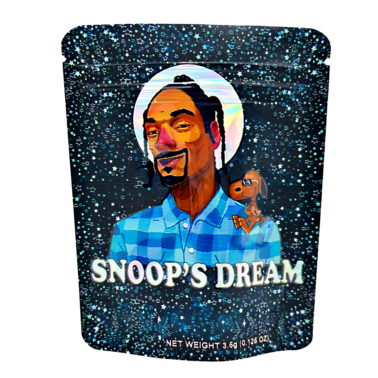 3.5 Gram Mylar Bag – Premium Smell-Proof Packaging – Snoop’s Dream (50 Count) CMB-35G-089