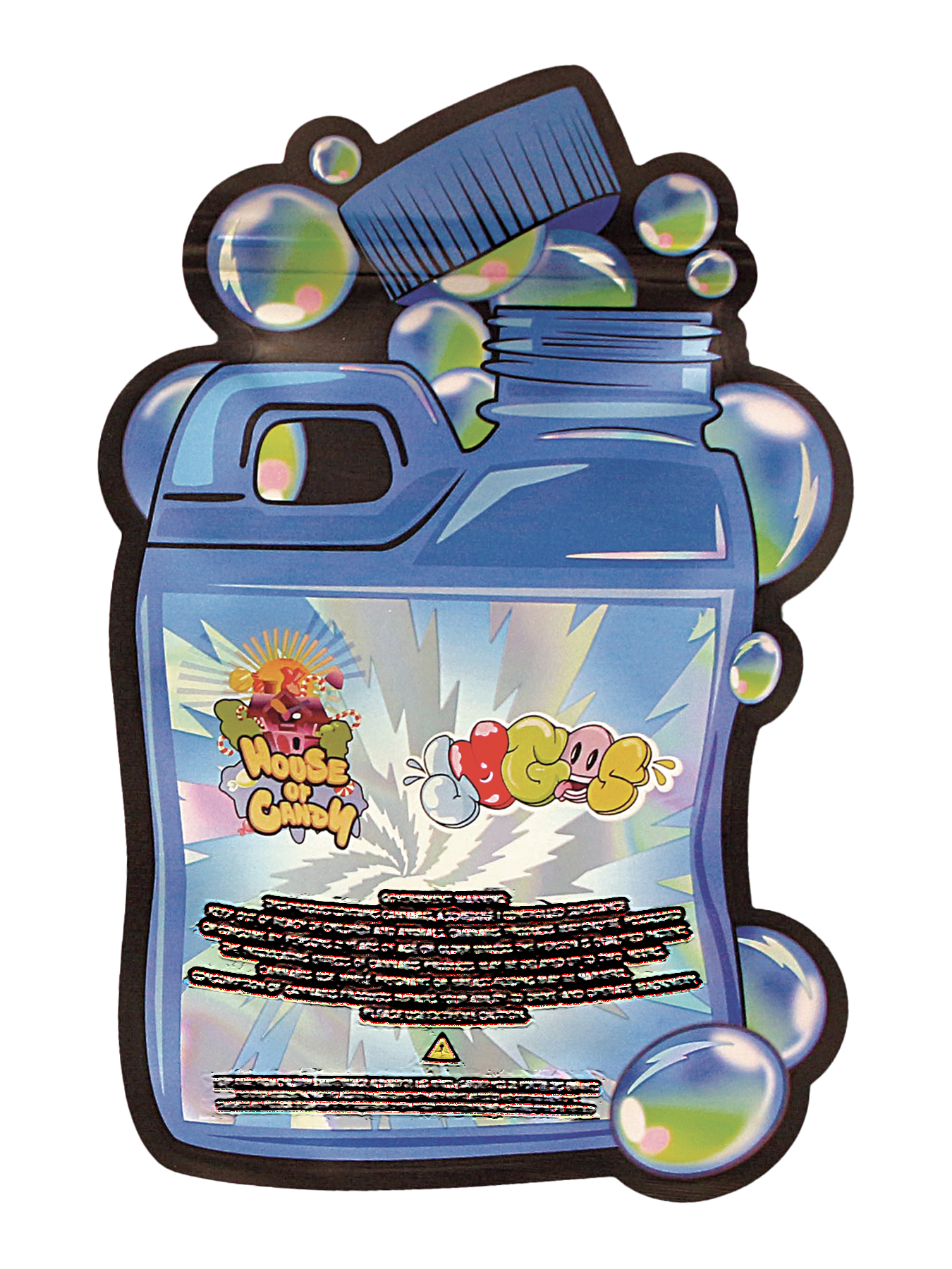 28 Gram Mylar Bag – Premium Smell-Proof Flower Packaging - Sour Sneaky Blue Raspberry (50 Count) MB-28-037 - Image 2