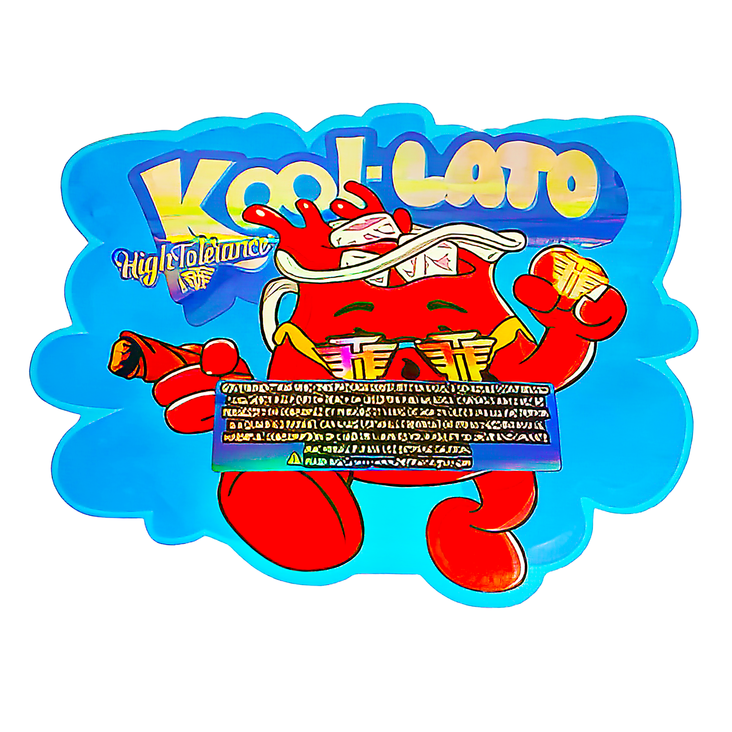 3.5g Shaped Mylar Bag (50 Count) Kool-Lato High Tolerance MB35-SHAPE-073 - Image 2