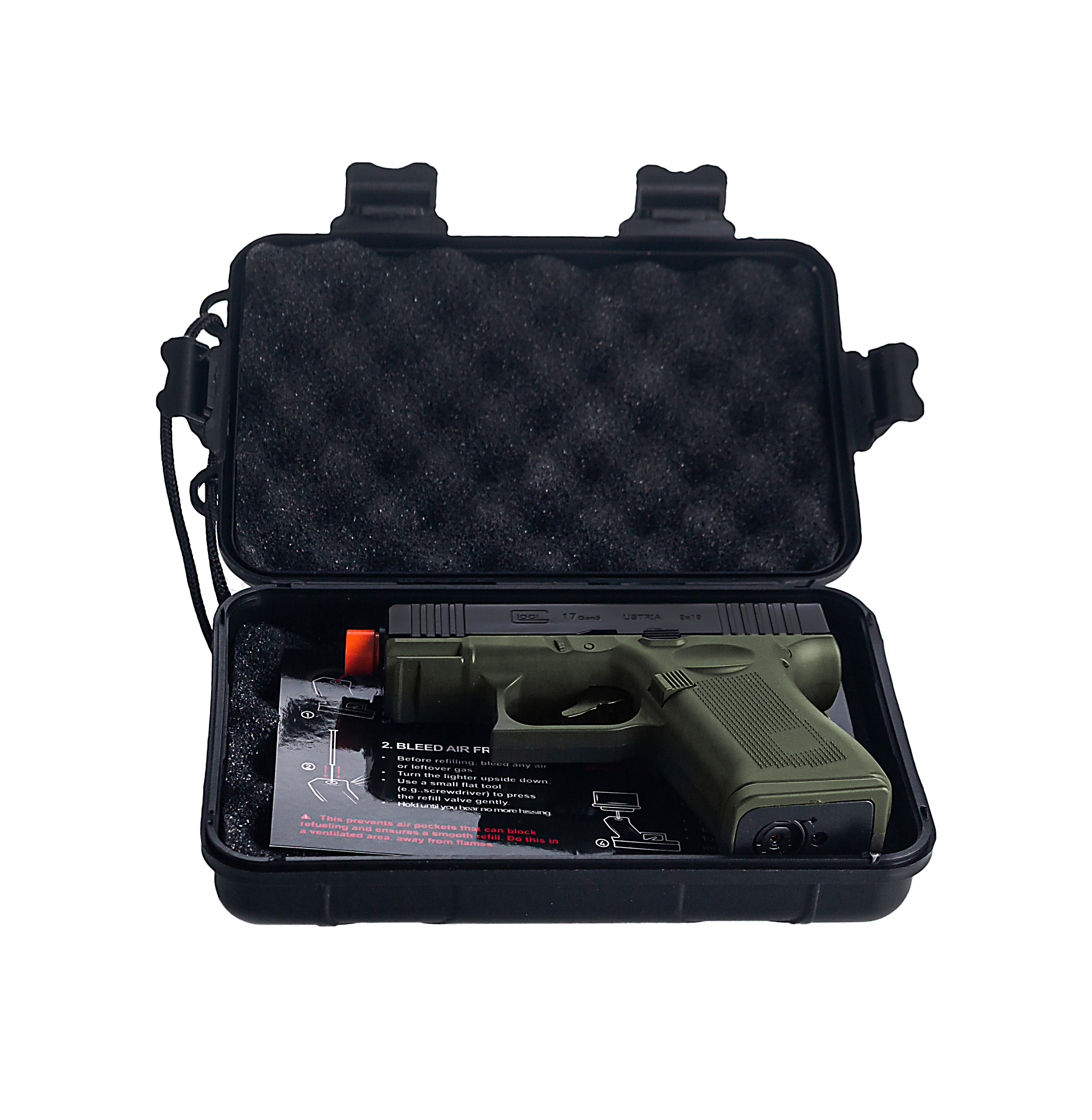 Get Lost Pistol Torch Lighter (Green) PTLC-GRN-002 - Image 3