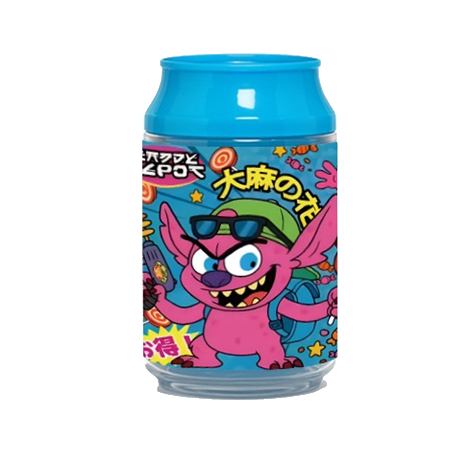 3.5g Plastic Soda Can Jar – (12 Count) Pink Kandy Blrsterz CJ-35-045