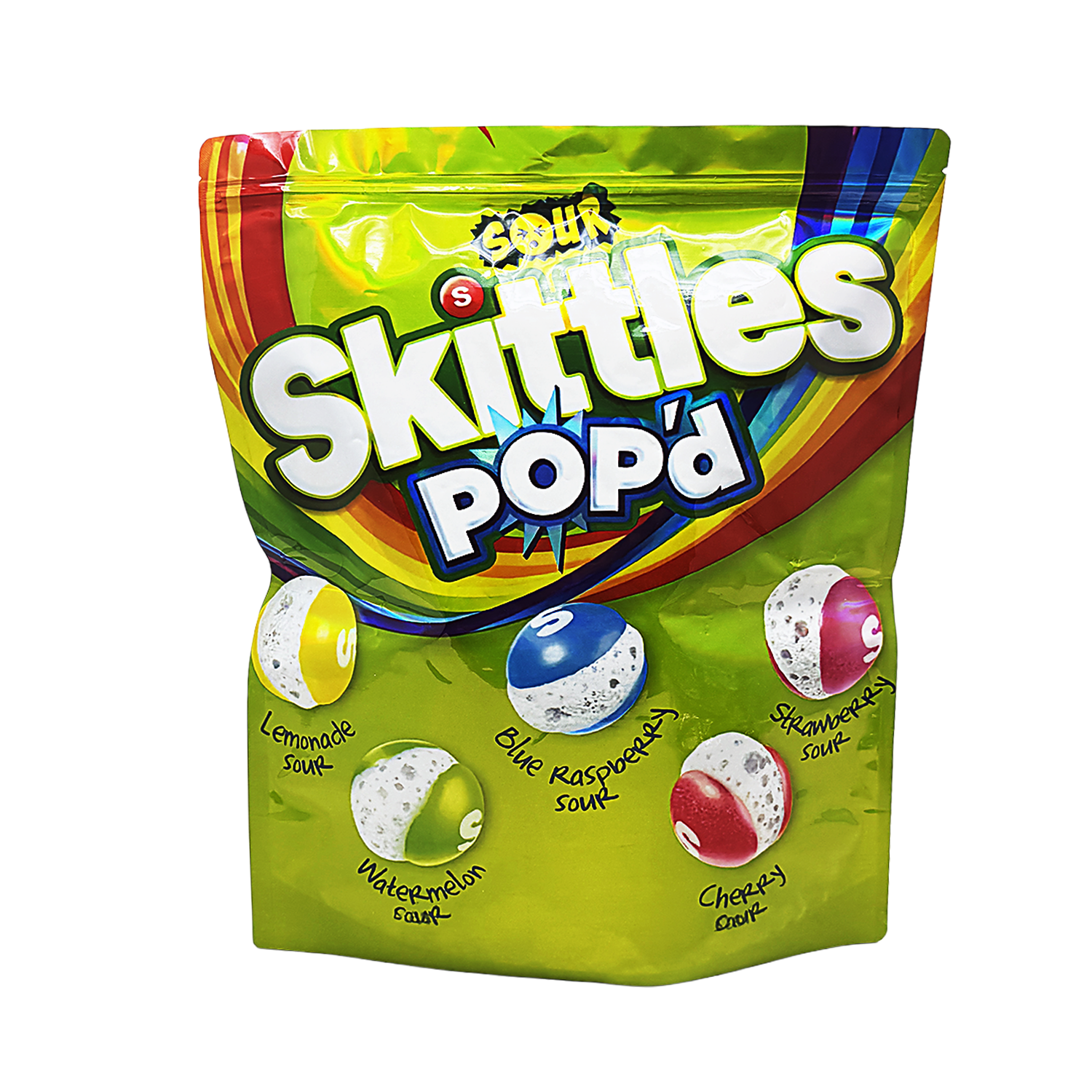1 Pack 1lb Mylar Bag + 128 Matching 3.5g Mylar Bags – Matching Design Bundle - Skittles Pop'd - 1LB-SET-003 - Image 4