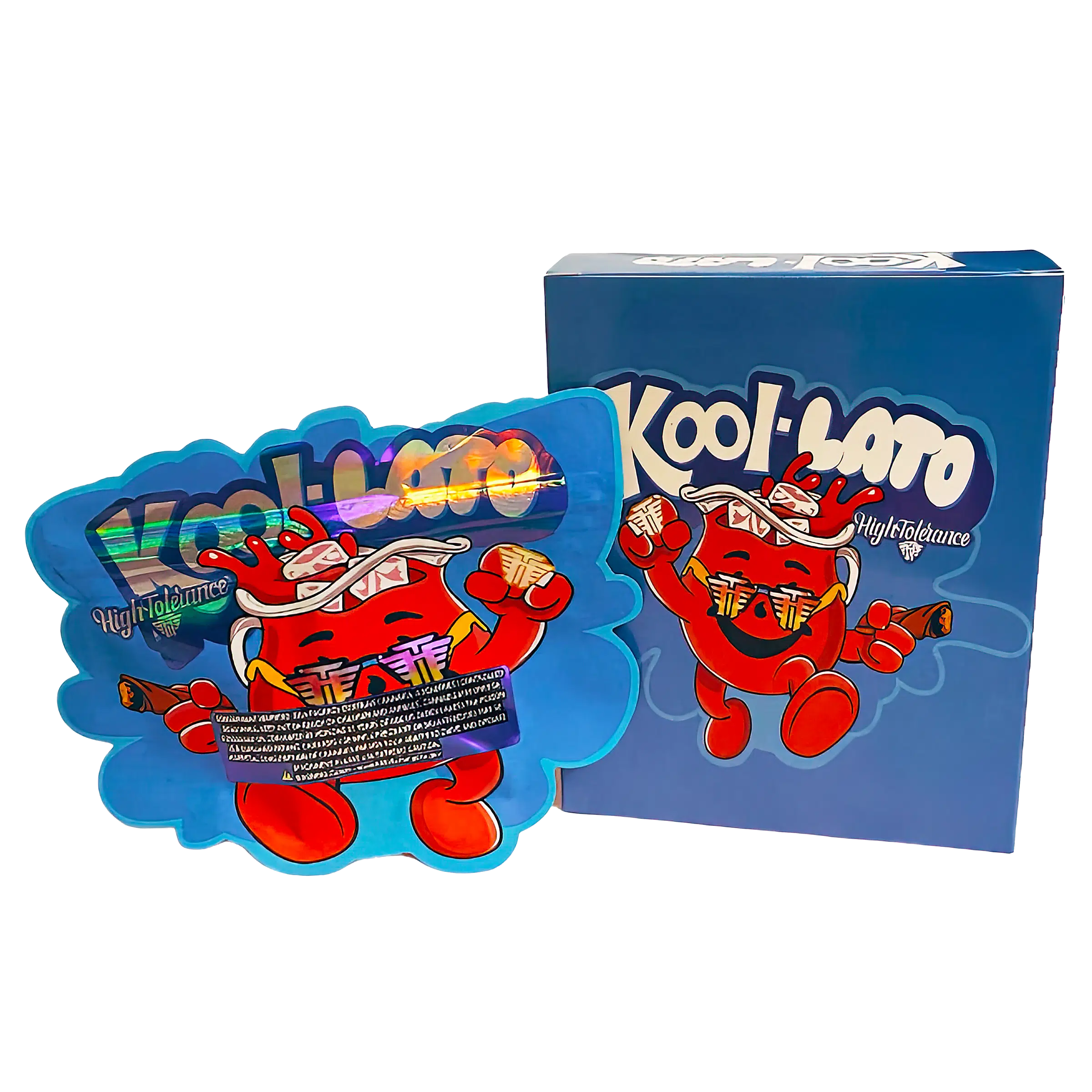 Bag-n-Box 3.5g Mylar Packaging Set (25 Count Bags + Boxes) - Kool-Lato High Tolerance BAGNBOX-WIN-020 - Image 2