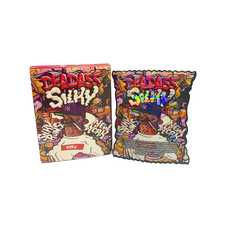 25 Pack - Bag-n-Box 3.5g Mylar Packaging Set - Deadass Silky - BAGNBOX-WIN-039 - Image 2