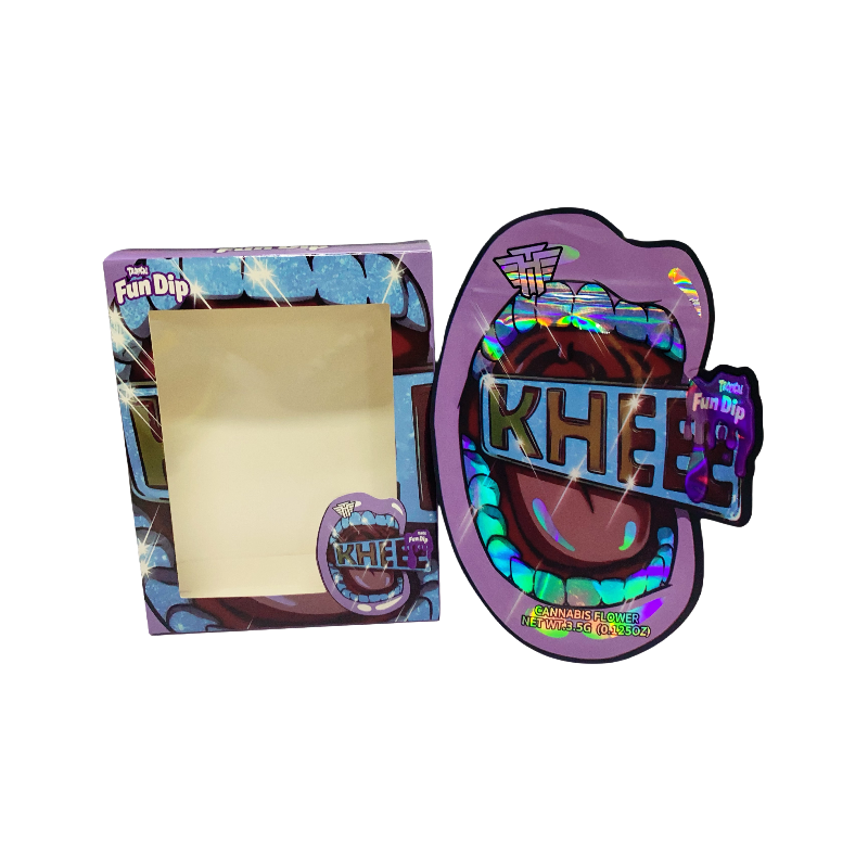 25 Pack - Bag-n-Box 3.5g Mylar Packaging Set - High Tolerance Khee - BAGNBOX-WIN-071
