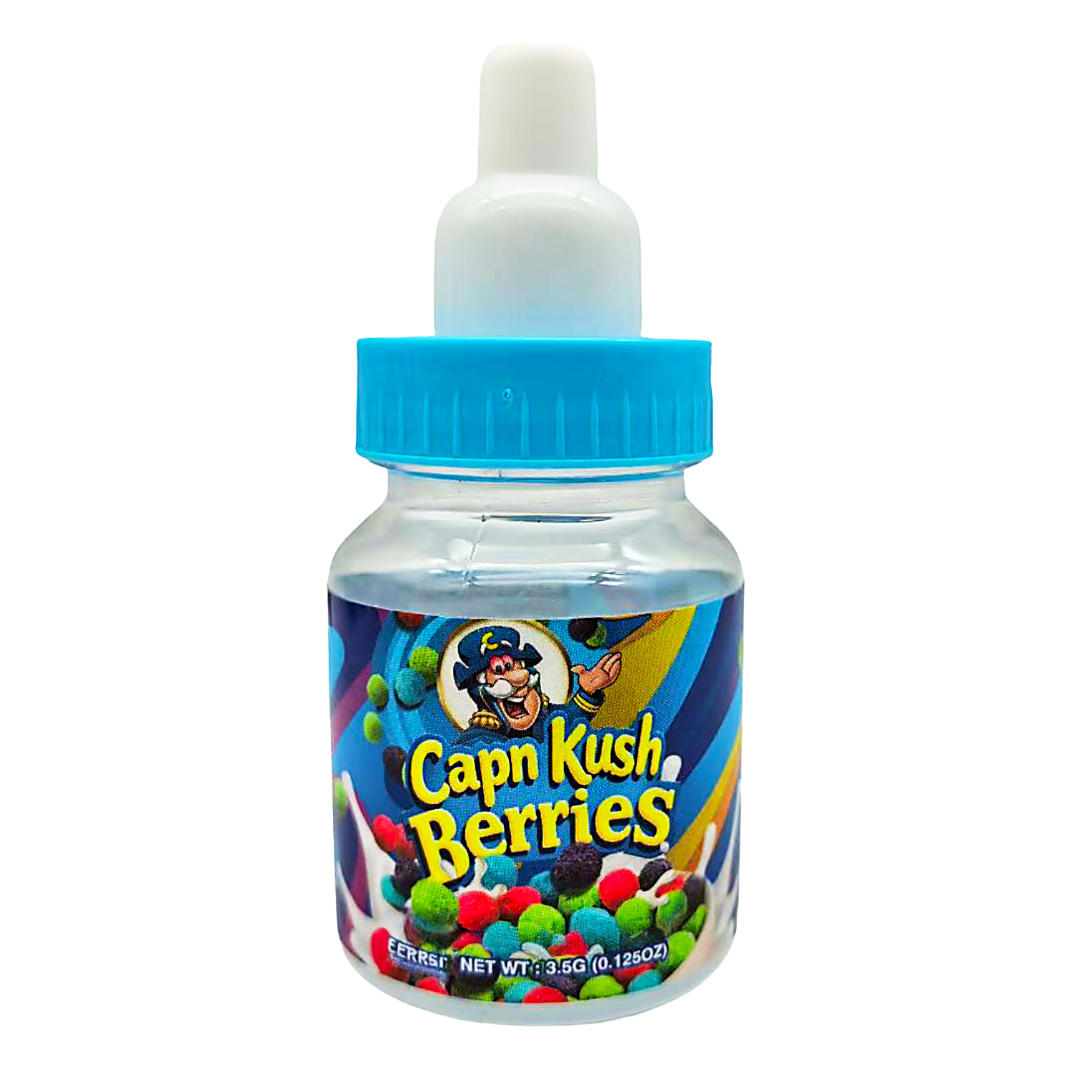 3.5g Plastic Bottle - (12 Count) Capn Kush Berries BB-35-005