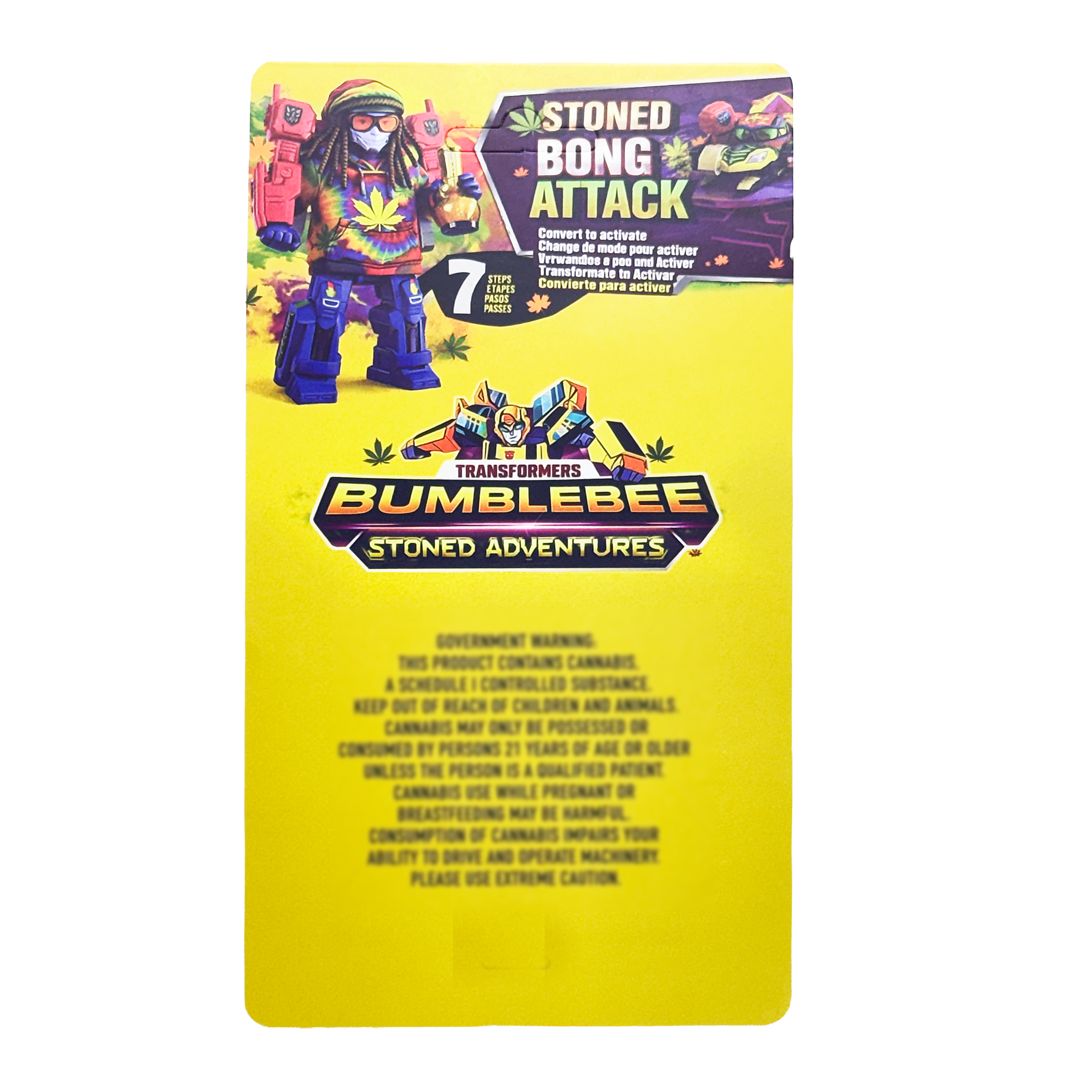 12 Pack – 3.5g Blister Pack Carded Storage - Transformers Megatron - BLISTER-001 - Image 2