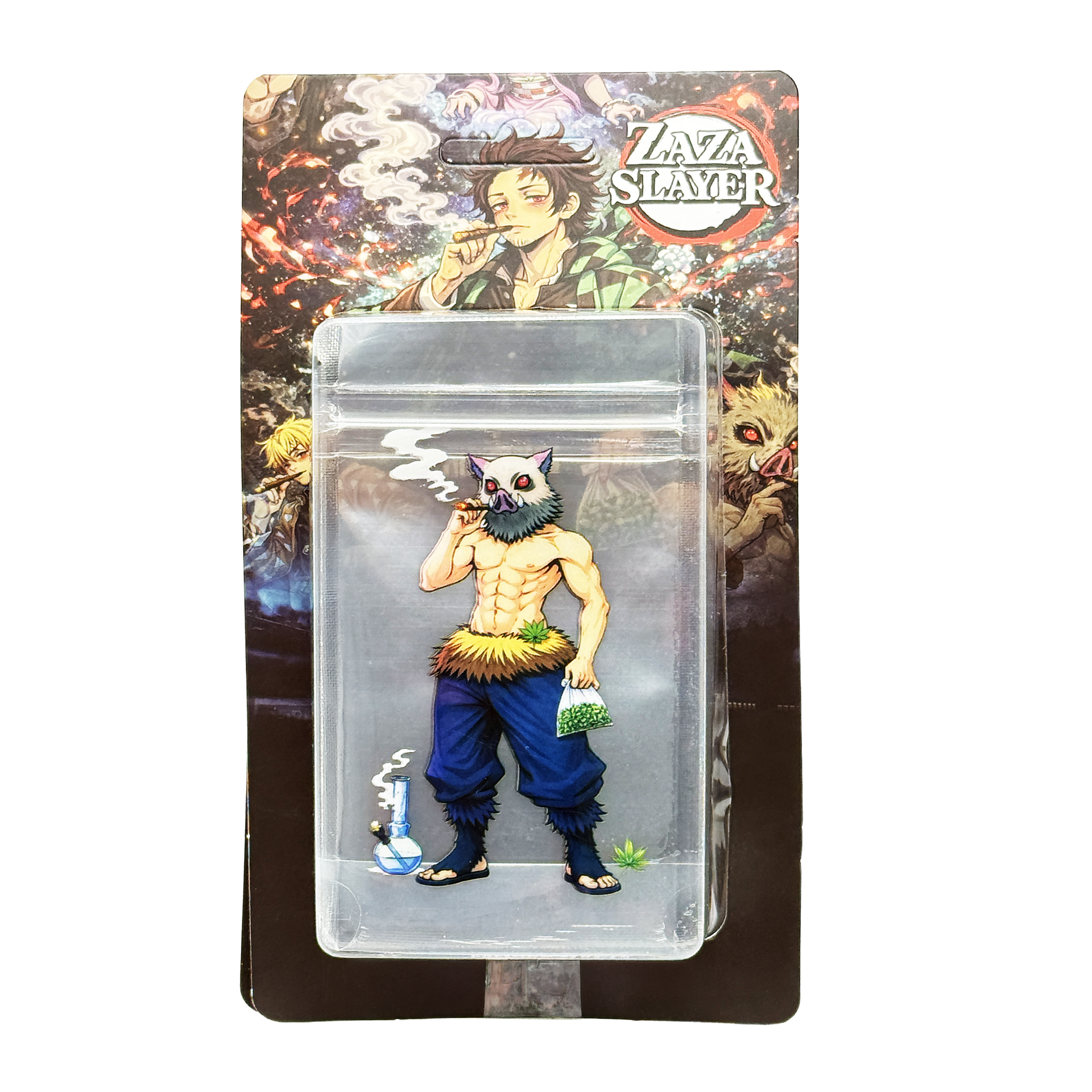 12 Pack – 3.5g Blister Pack Carded Storage - Zaza Slayer Inosuke Hashibira - BLISTER-004