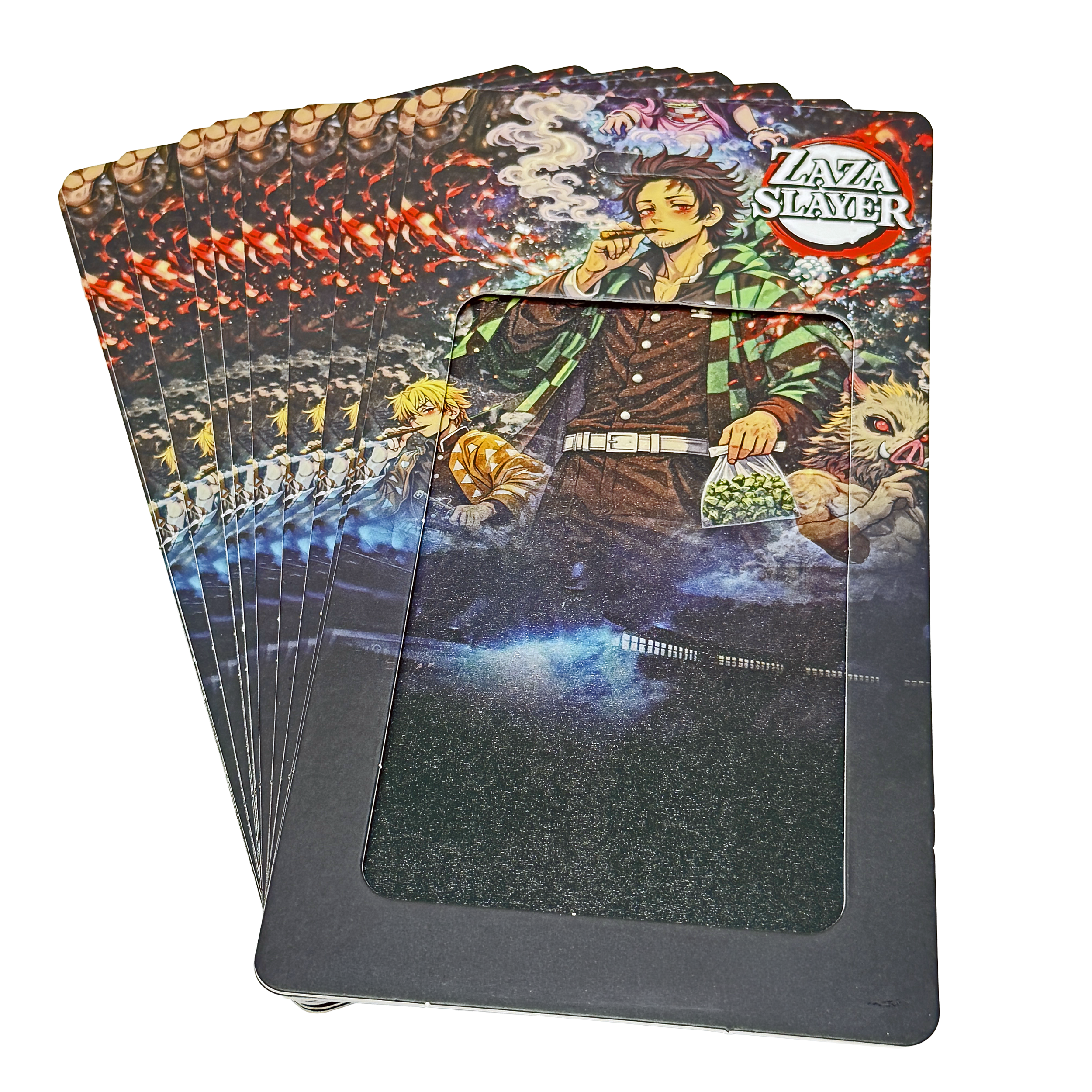 12 Pack – 3.5g Blister Pack Carded Storage - Zaza Slayer Zenitsu Agatsuma - BLISTER-005 - Image 3