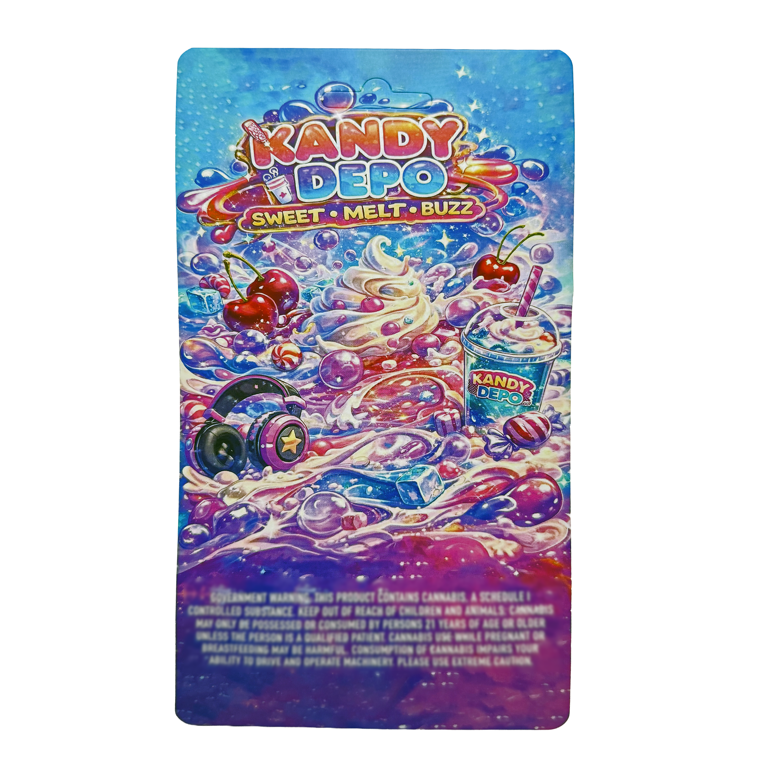12 Pack – 3.5g Blister Pack Carded Storage - Kandy Depo – Cherry Creme Bomb - BLISTER-007 - Image 2