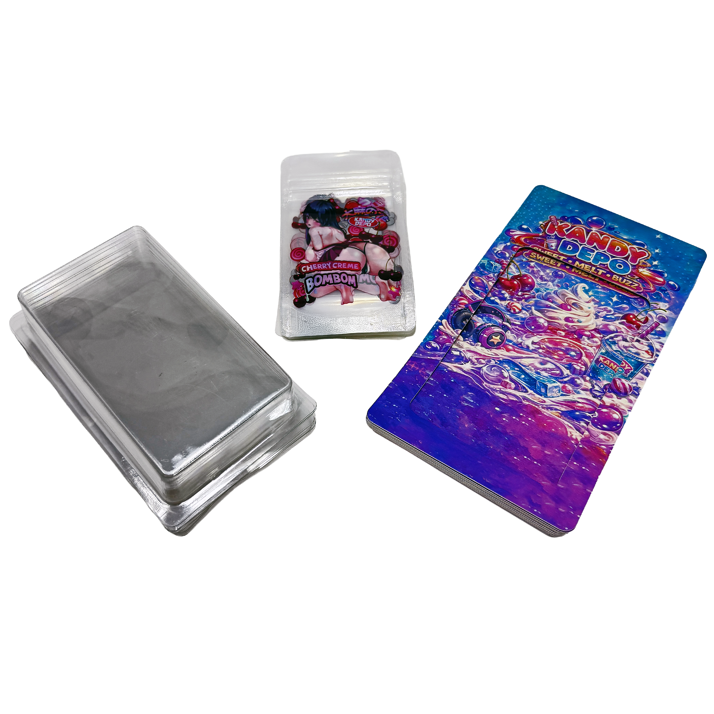 12 Pack – 3.5g Blister Pack Carded Storage - Kandy Depo – Cherry Creme Bomb - BLISTER-007 - Image 6