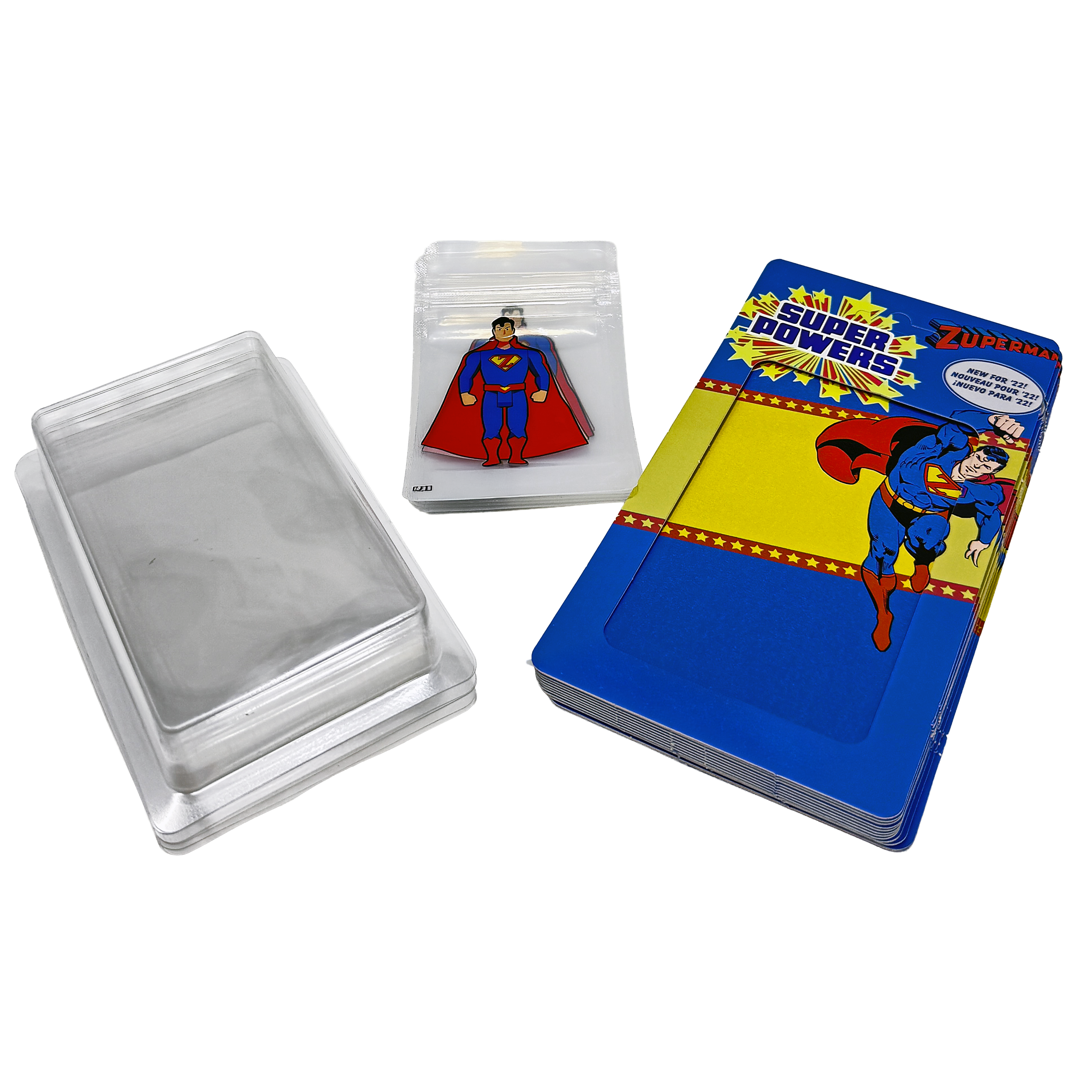 12 Pack – 3.5g Blister Pack Carded Storage - Super Powers Zuperman - BLISTER-012 - Image 6