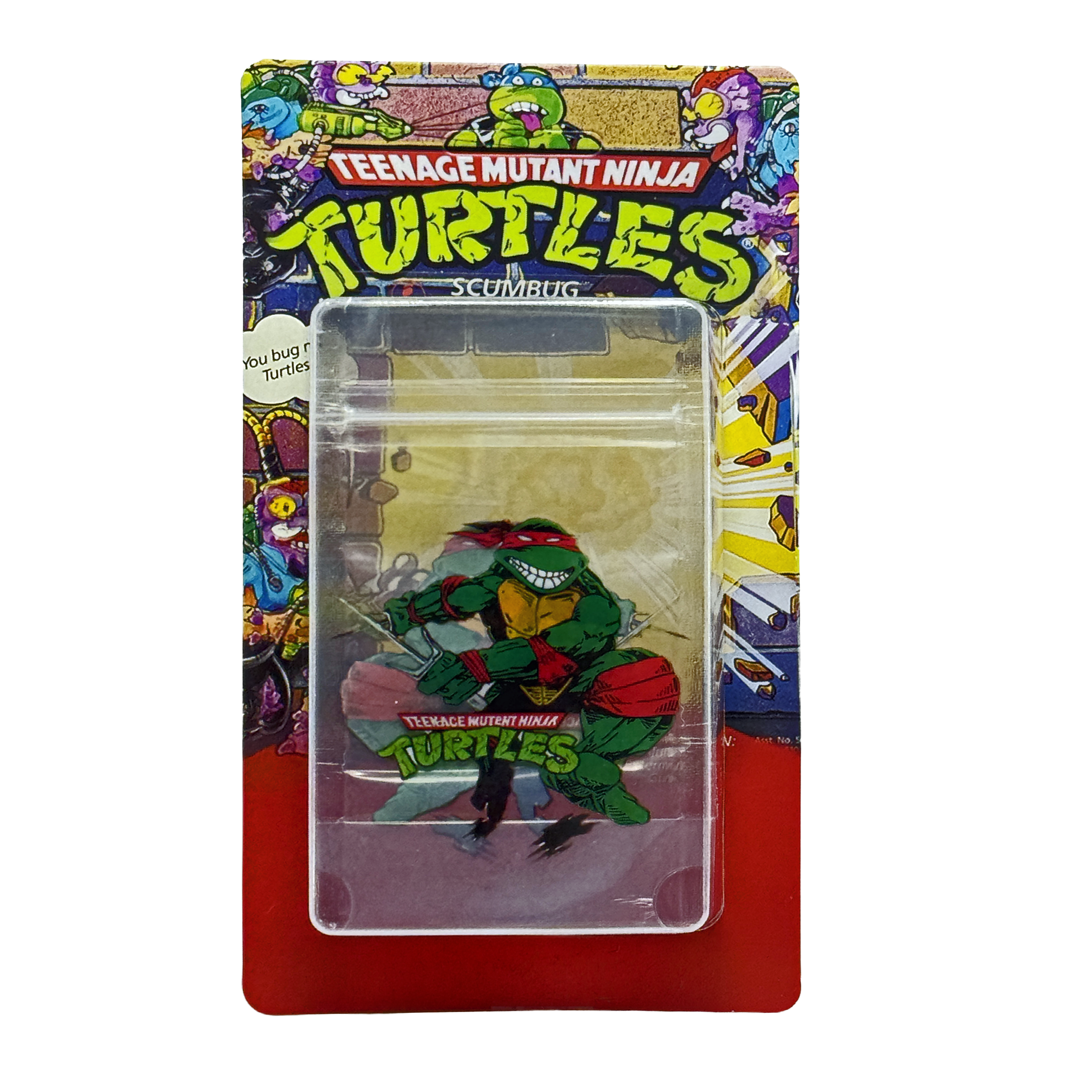12 Pack – 3.5g Blister Pack Carded Storage - TMNT Scumbug Raphael - BLISTER-014