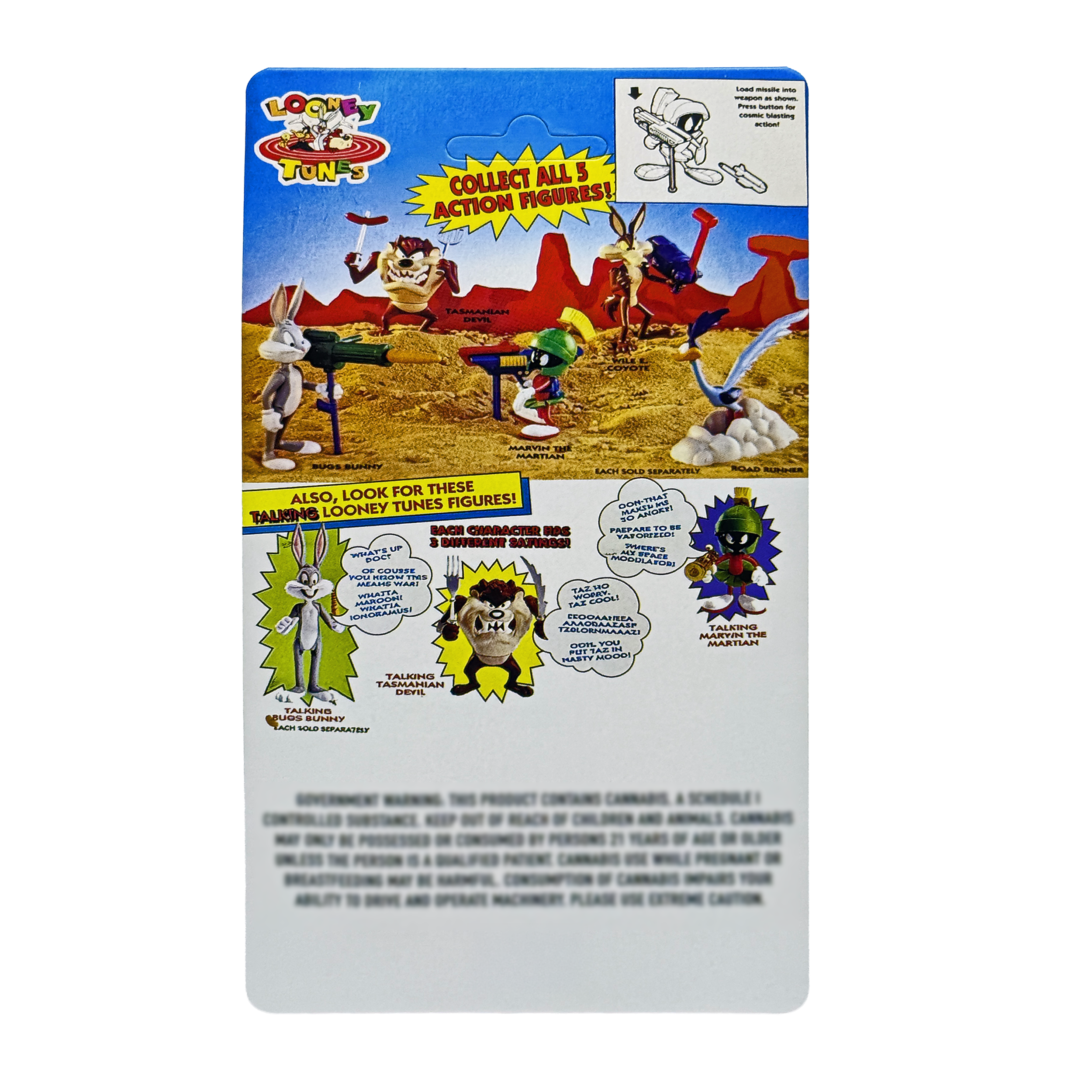 12 Pack – 3.5g Blister Pack Carded Storage - Marvin The Martian - BLISTER-018 - Image 2