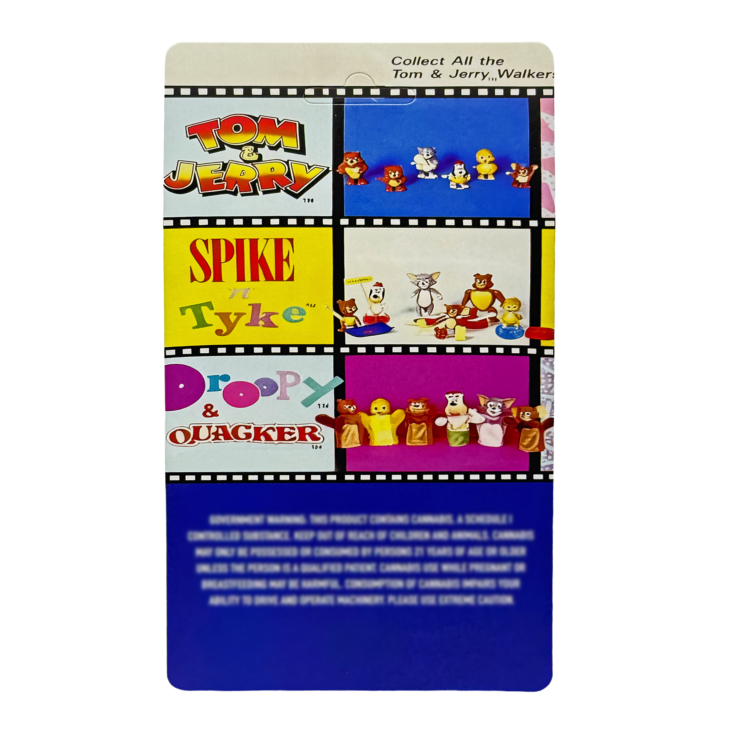 12 Pack – 3.5g Blister Pack Carded Storage - Tom and Jerry (Jerry) - BLISTER-024 - Image 2