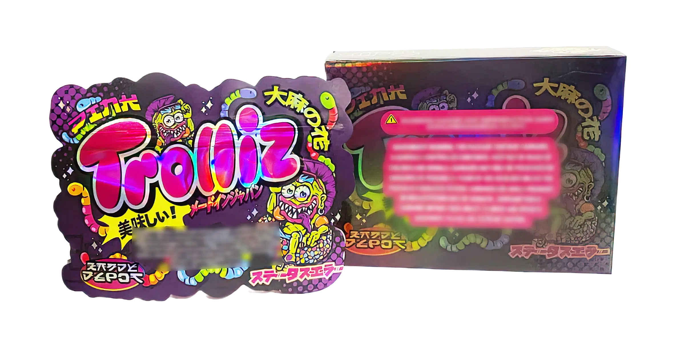 Bag-n-Box 3.5g Mylar Packaging Set (25 Count Bags + Display Boxes) - Trolliz BNB-Shaped-001 - Image 2
