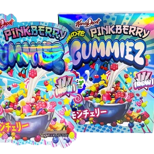 Bag-n-Box 3.5g Mylar Packaging Set (25 Count Bags + Display Boxes) - Pinkberry Gummiez BNB-Shaped-008