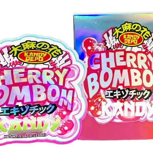 Bag-n-Box 3.5g Mylar Packaging Set (25 Count Bags + Display Boxes) - Cherry Bombom Kandy BNB-Shaped-015