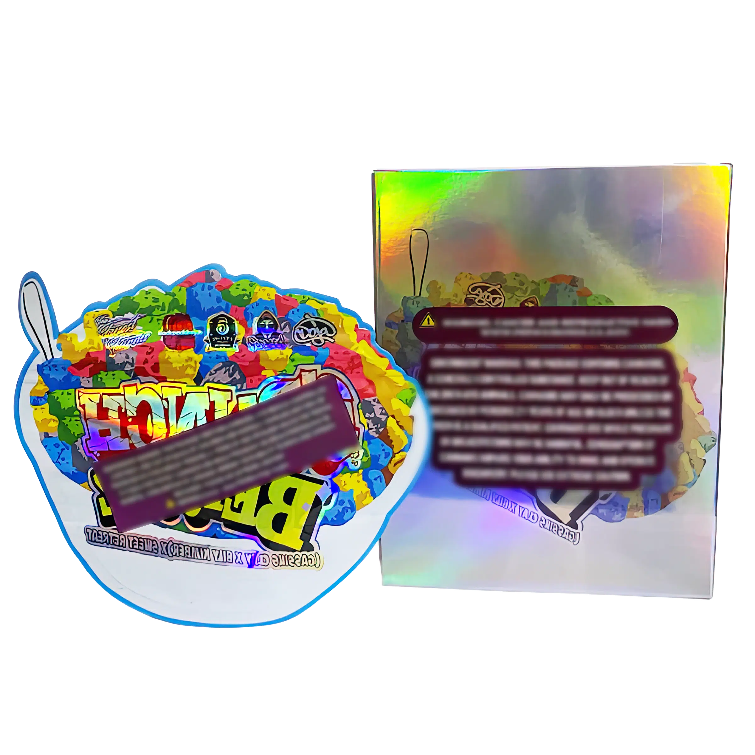 Bag-n-Box 3.5g Mylar Packaging Set (25 Count Bags + Display Boxes) - Crunch Berriez BNB-Shaped-031 - Image 2