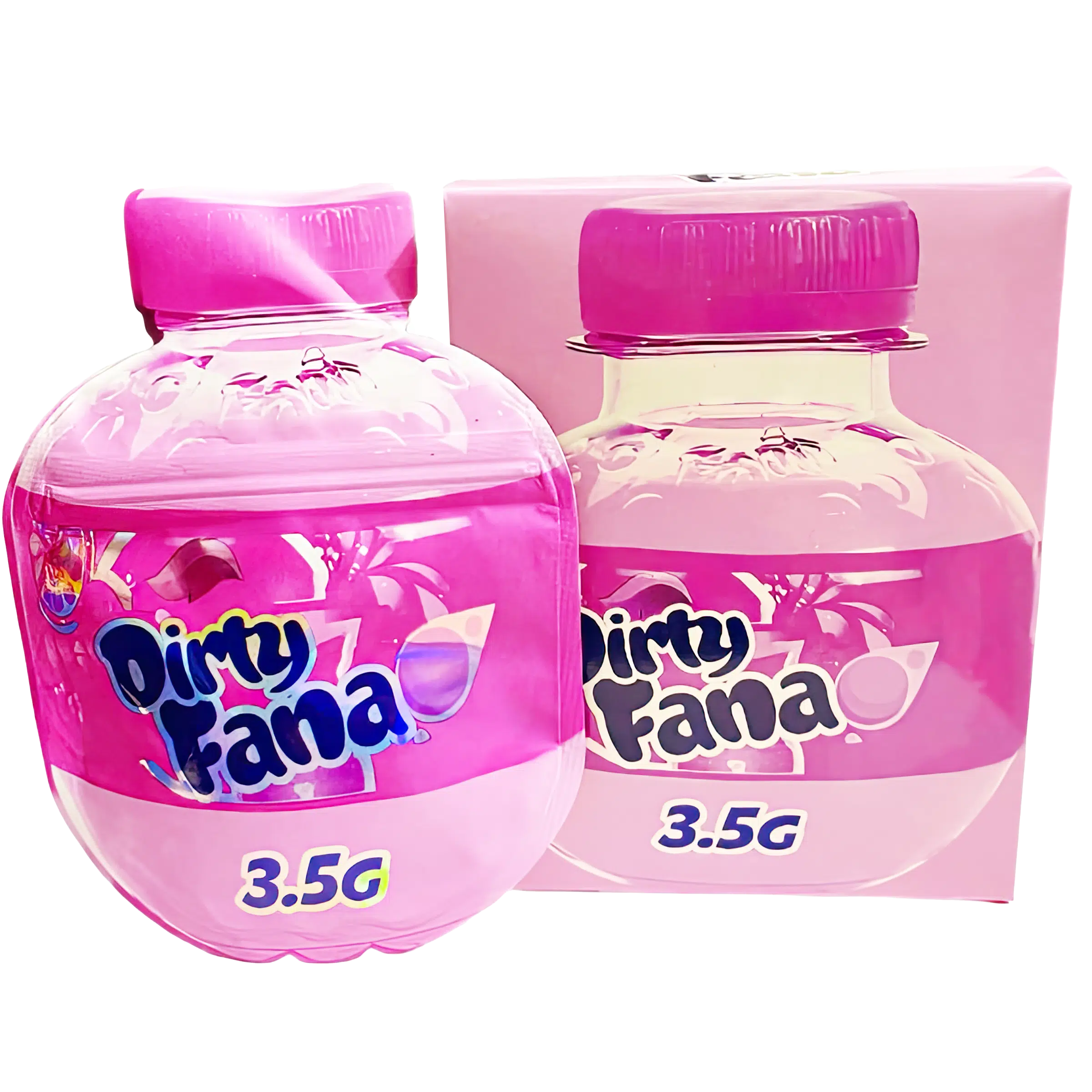Bag-n-Box 3.5g Mylar Packaging Set (25 Count Bags + Display Boxes) - Dirty Fana BNB-Shaped-043
