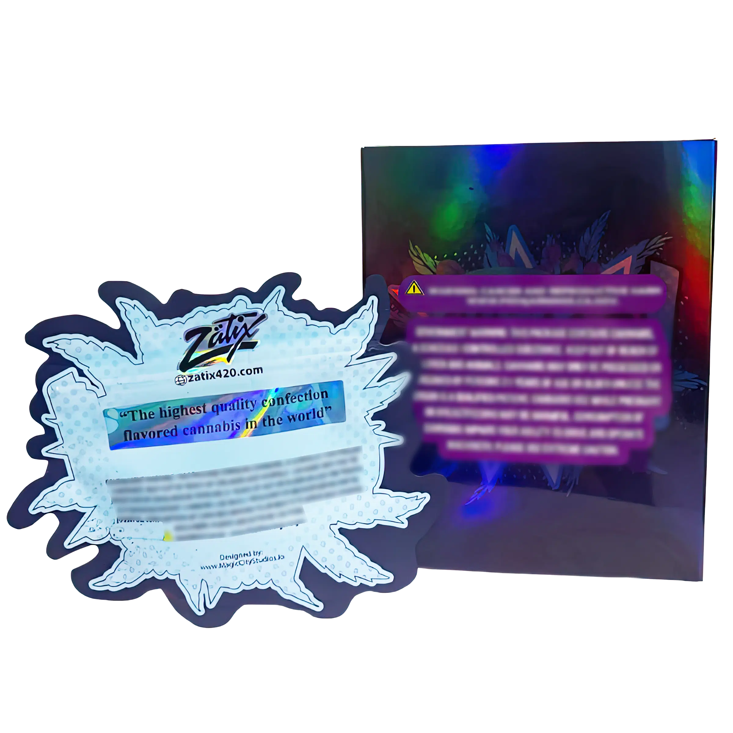 Bag-n-Box 3.5g Mylar Packaging Set (25 Count Bags + Display Boxes) - Dirty Fana BNB-Shaped-044 - Image 2