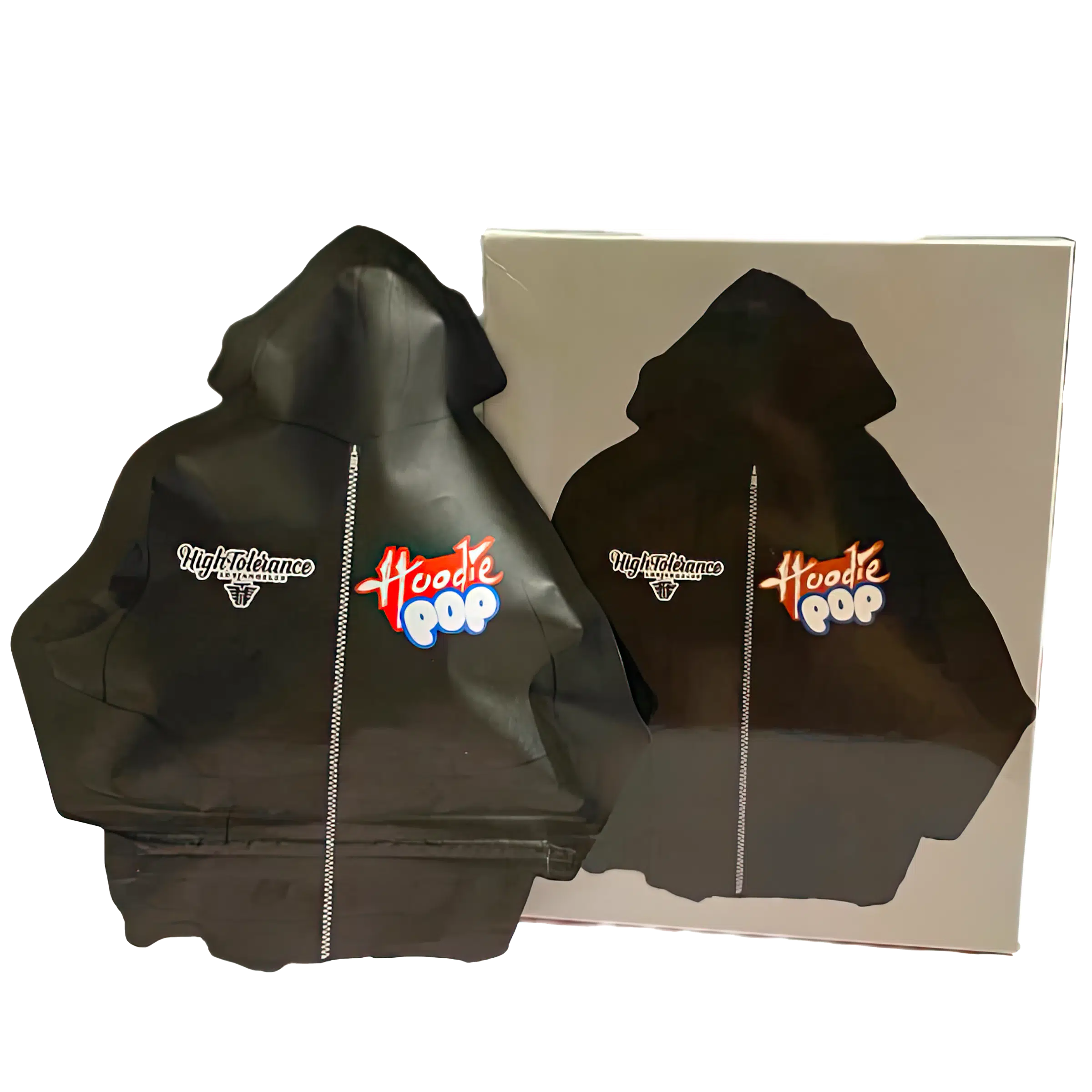 Bag-n-Box 3.5g Mylar Packaging Set (25 Count Bags + Display Boxes) - Hoodie Pop BNB-Shaped-057