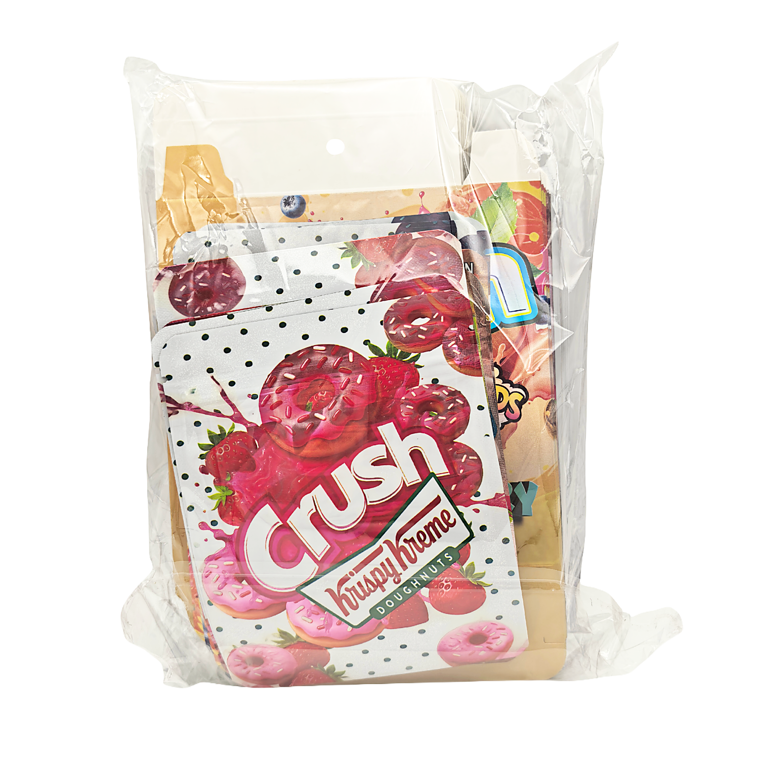 25 Pack – 3.5g Shaped Mylar Bags & Boxes Set (5 Design Mix) Crush Flavors - BNBM-CRUSH1 - Image 2