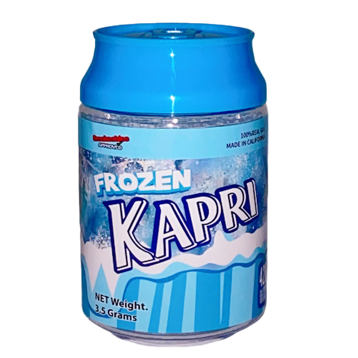 3.5g Plastic Soda Can Jar - (12 Count) Frozen Kapri CJ-35-001