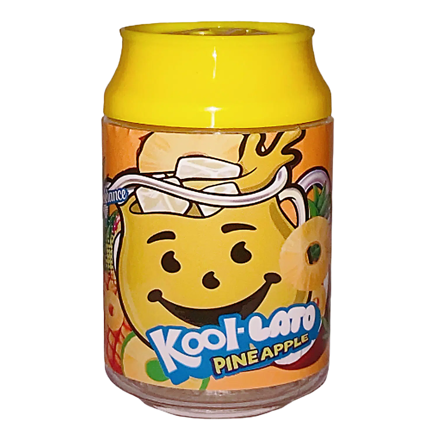 3.5g Plastic Soda Can Jar - (12 Count) Kool-Lato Pineapple CJ-35-003