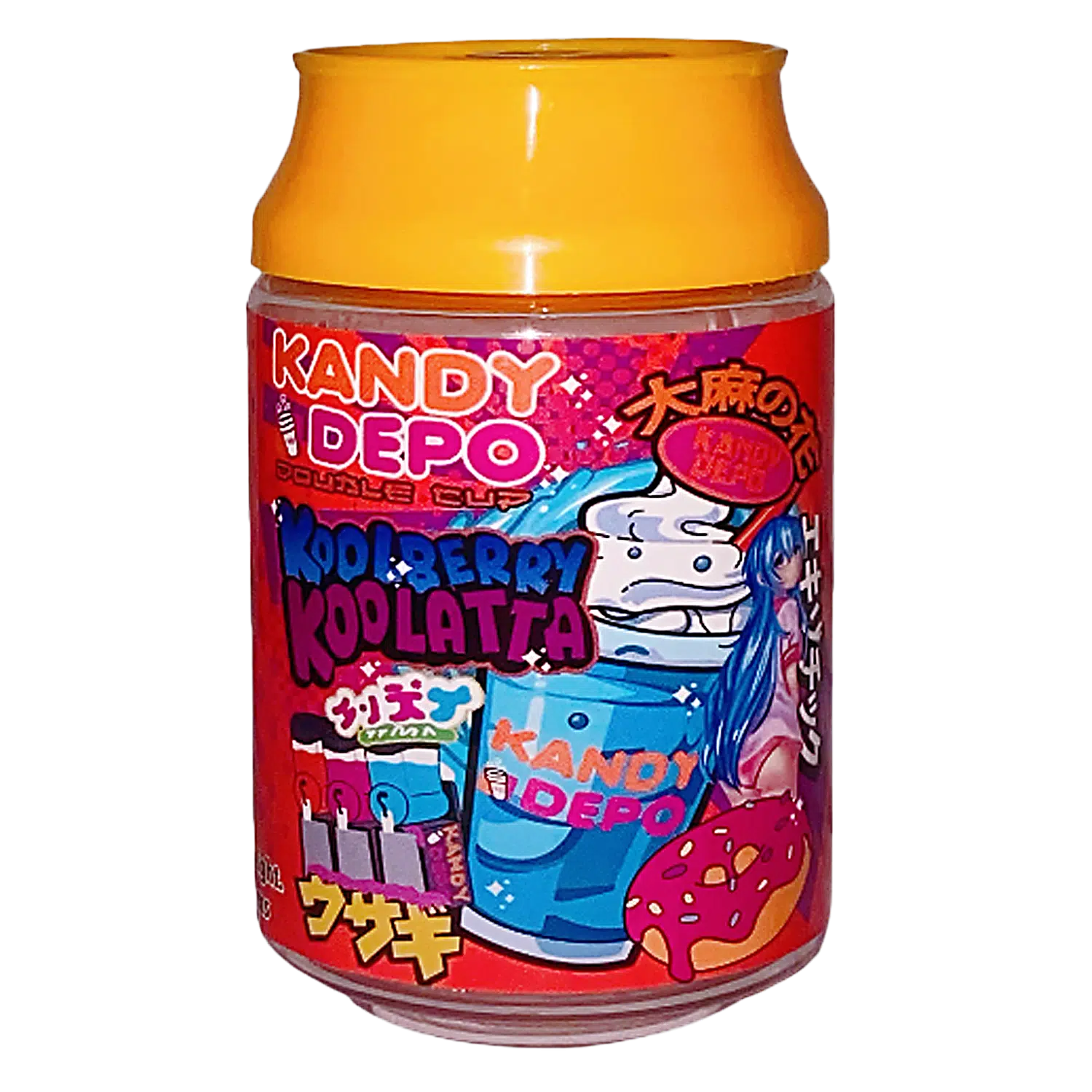 3.5g Plastic Soda Can Jar - (12 Count) Kandy Depo Koolberry Koolatta CJ-35-007